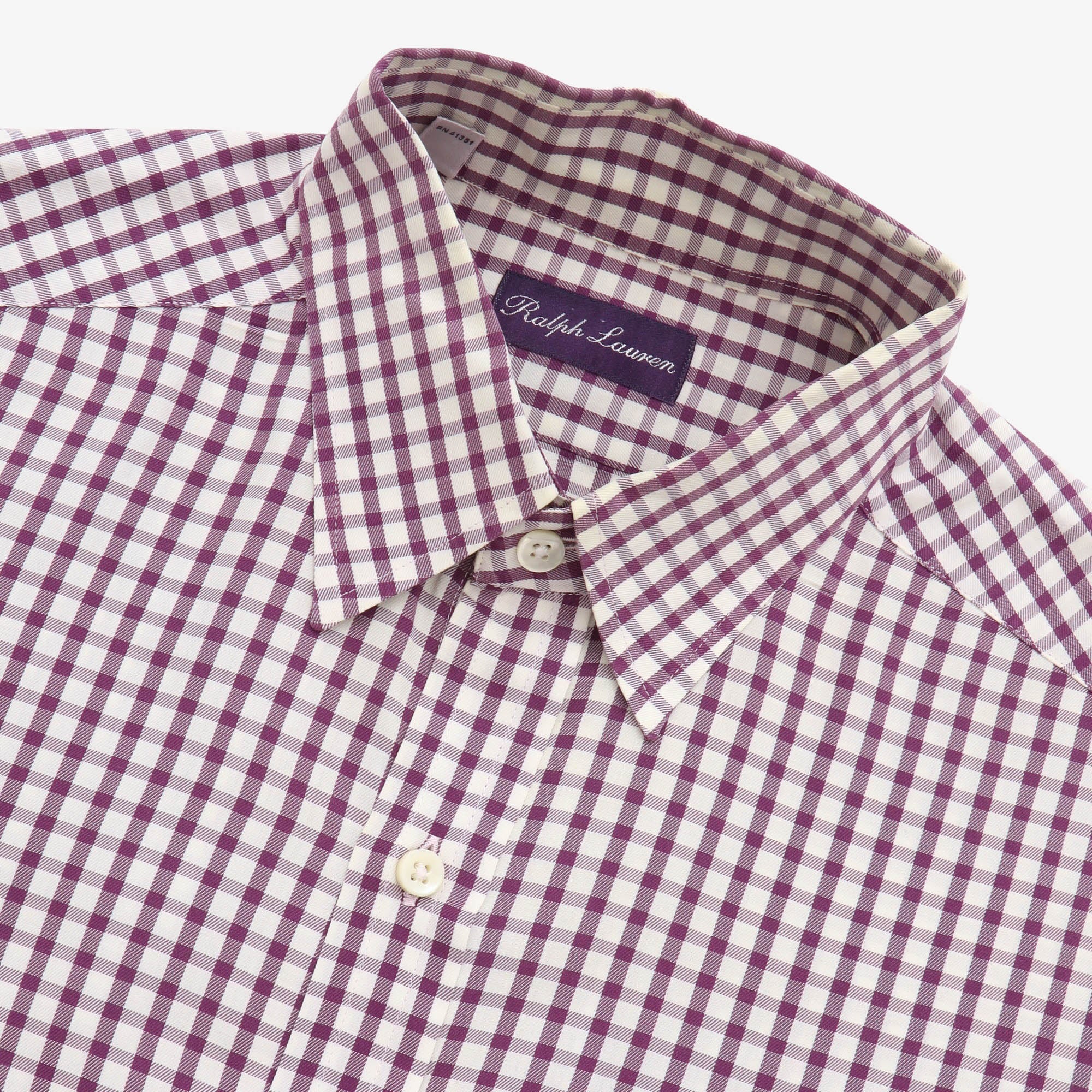 Purple Label Check Shirt