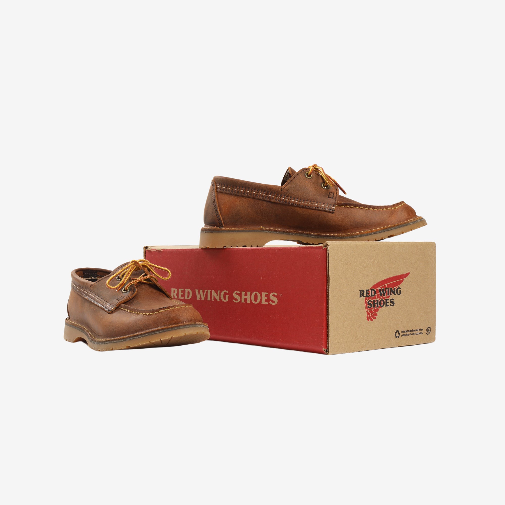 Red store wing slippers