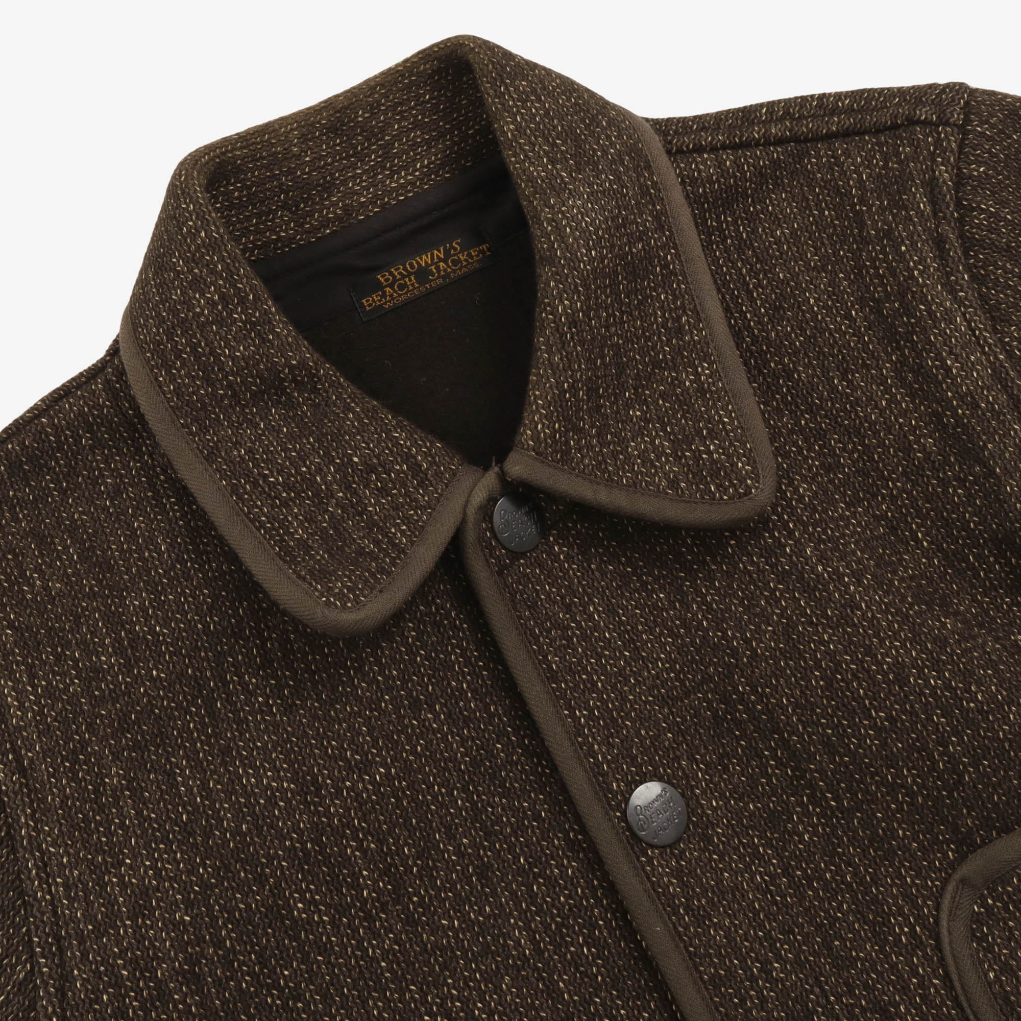 BROWN'S BEACH NO COLLAR JACKET 美品 Full Count Brown's Beach Jacket – Marrkt