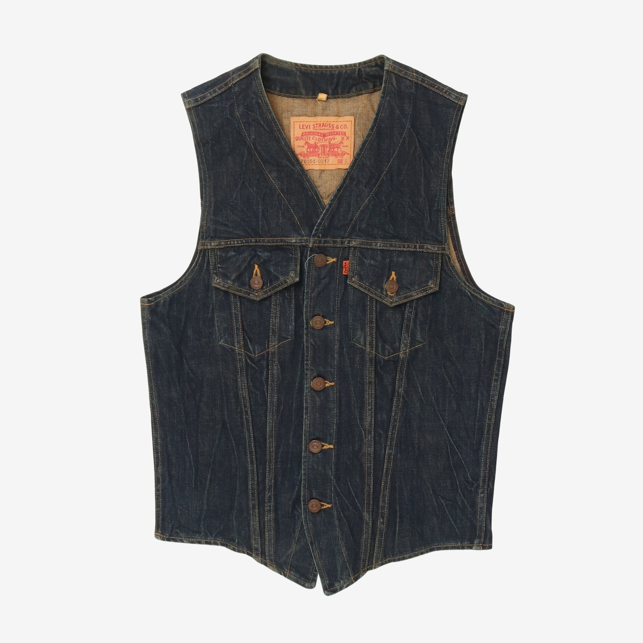 Vintage 70s Denim Vest