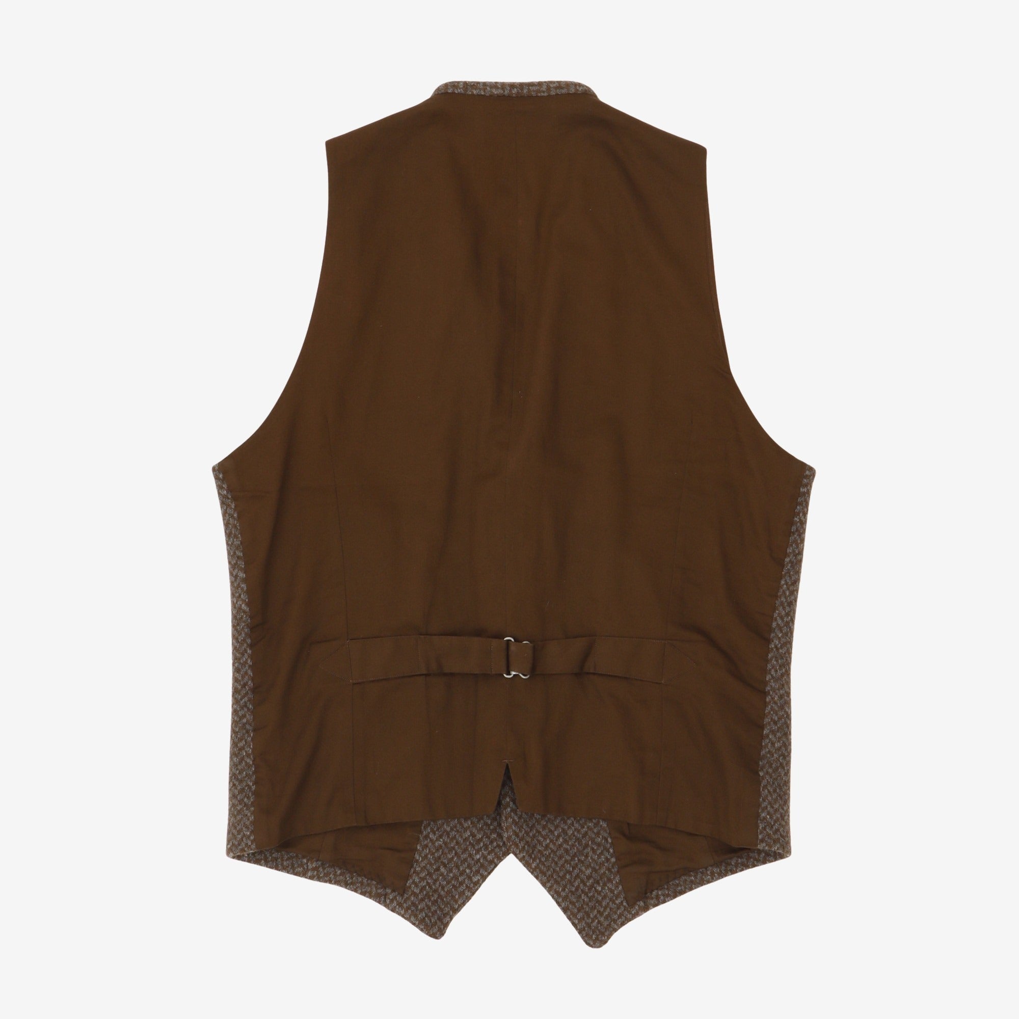 Wool Silk Blend Pocket Waistcoat
