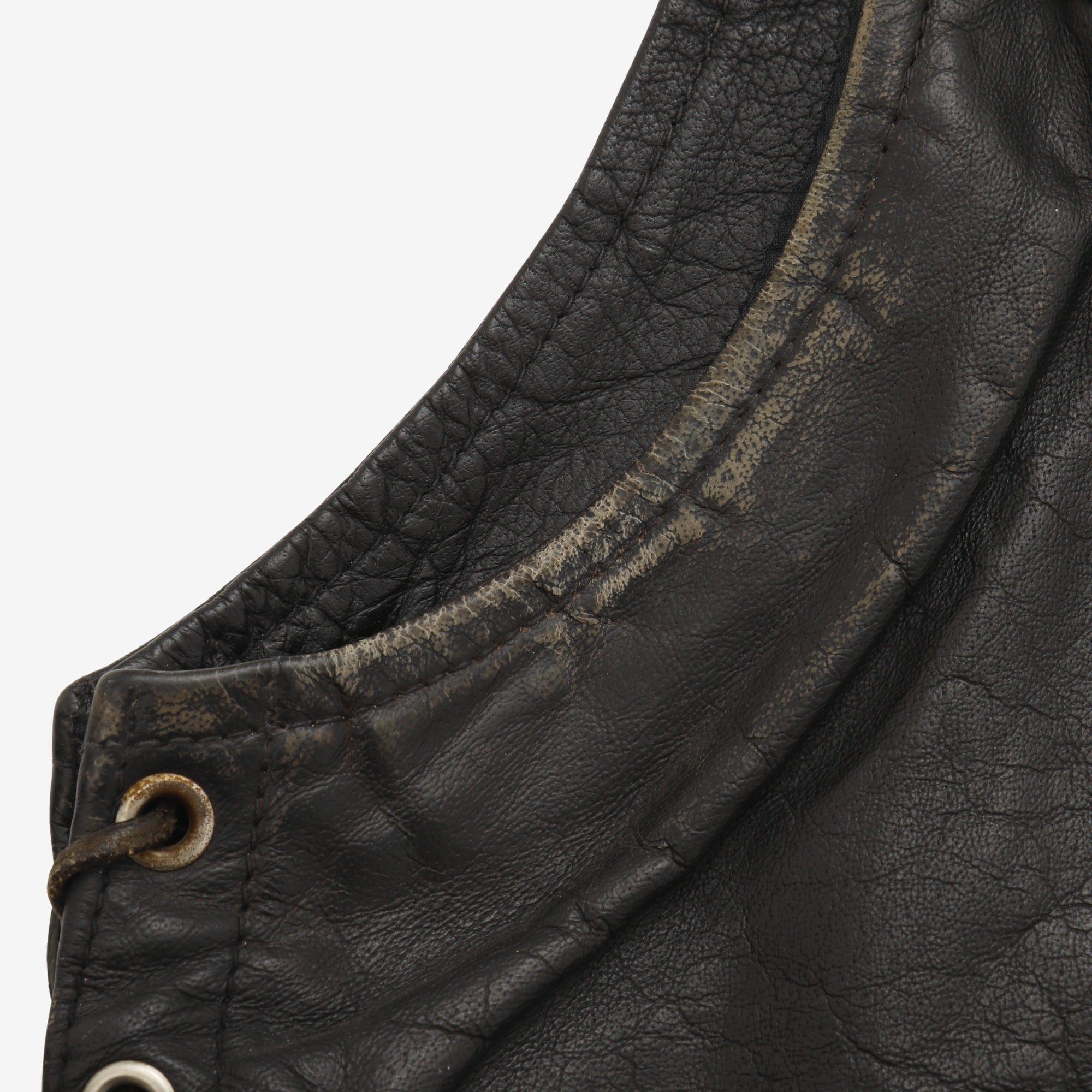 Echt Leder Lace Up Vest