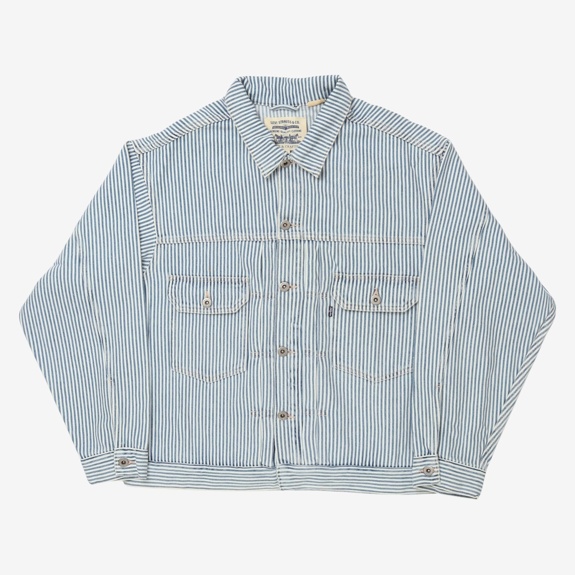 Made & Crafted Type 2 Trucker Jacket (Radar Stripe)