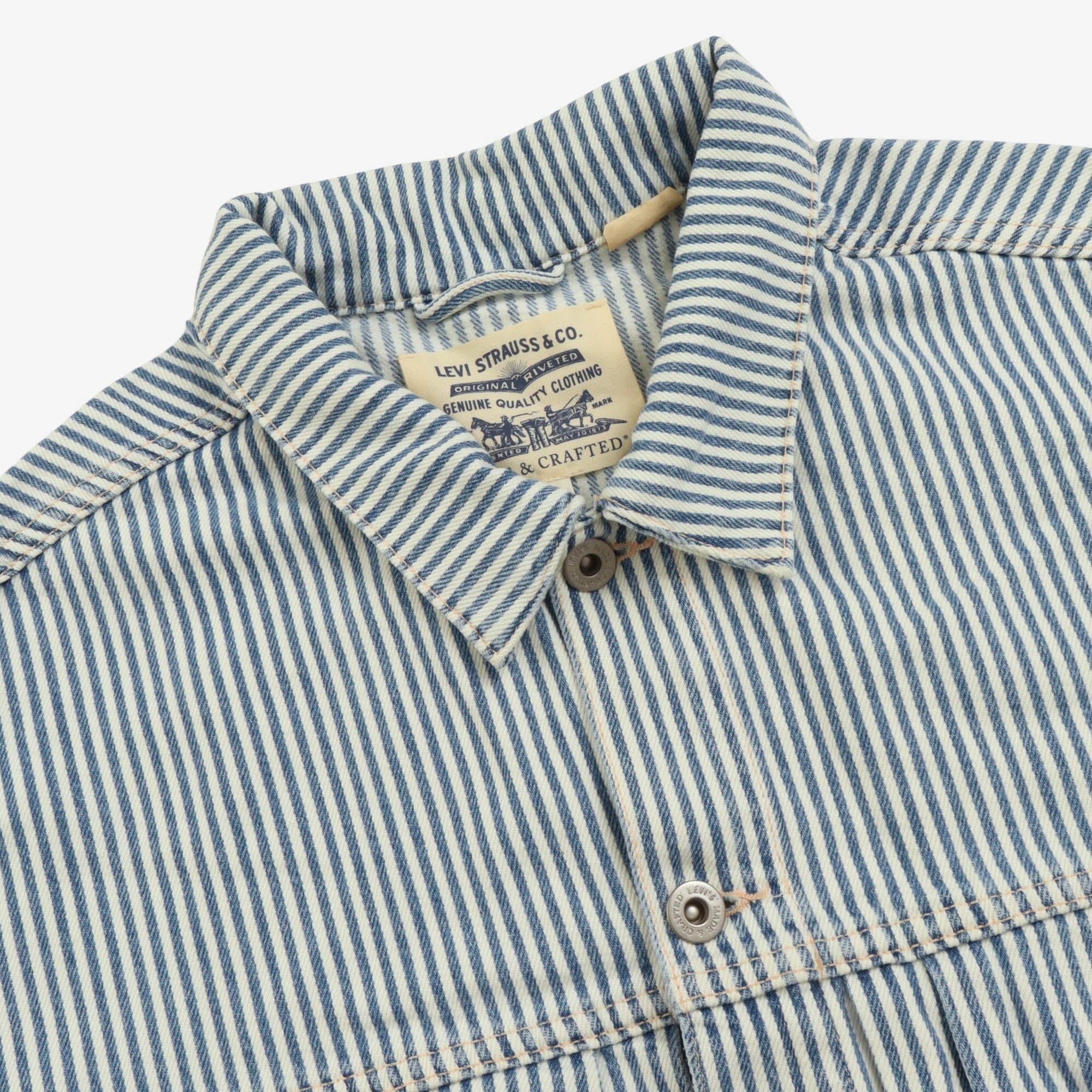 Made & Crafted Type 2 Trucker Jacket (Radar Stripe)