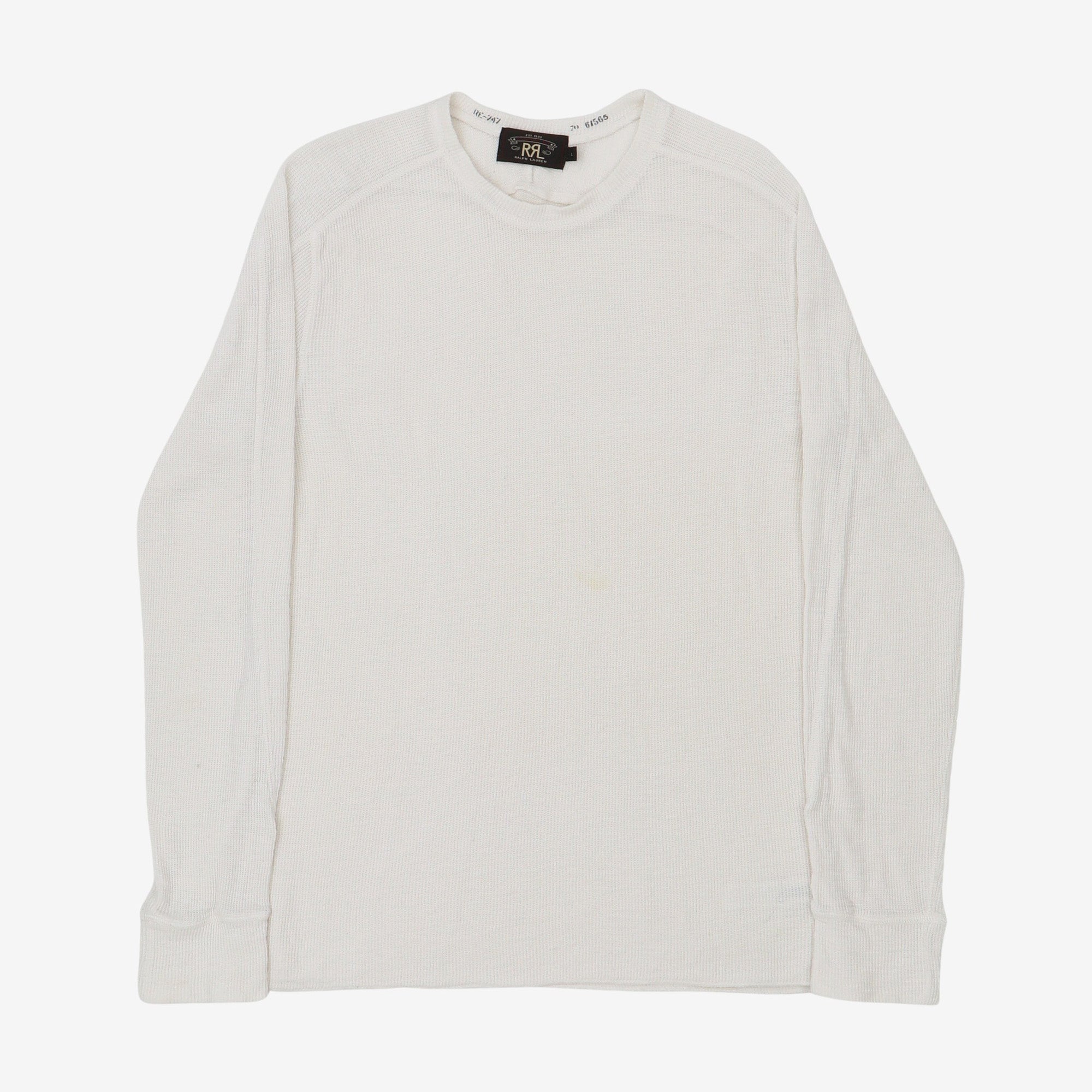 Ribbed Henley LS