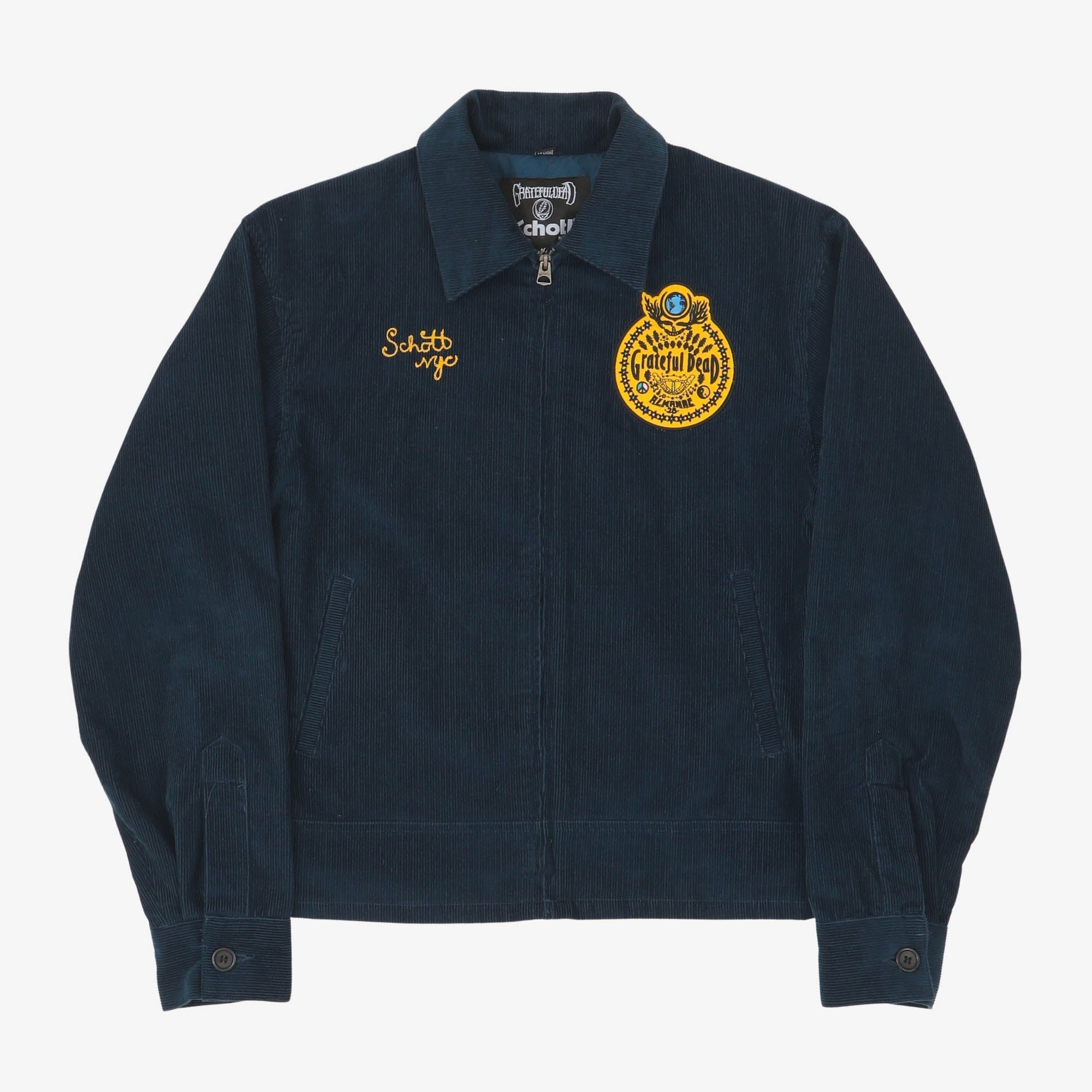 Schott × grateful dead FFAジャケット Schott NYC x Grateful Dead MA-1 Nylon Flight Jacket GD92