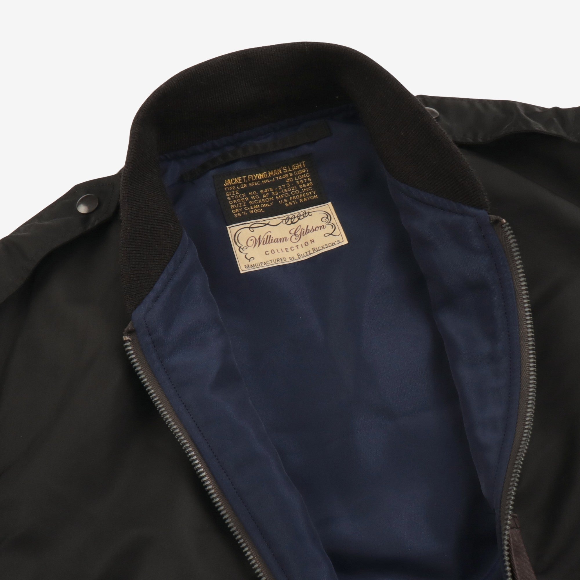 Buzz Rickson William Gibson L-2B Flight Jacket – Marrkt