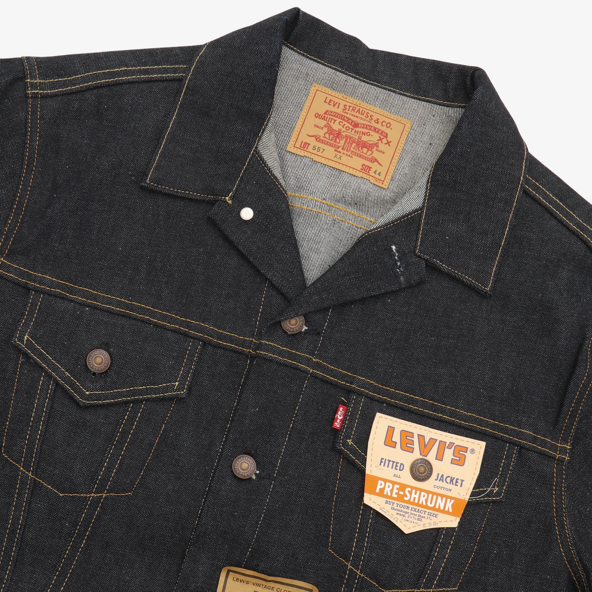 Levis Vintage Clothing 557XX Type 3 Denim Jacket (USA 1996) – Marrkt