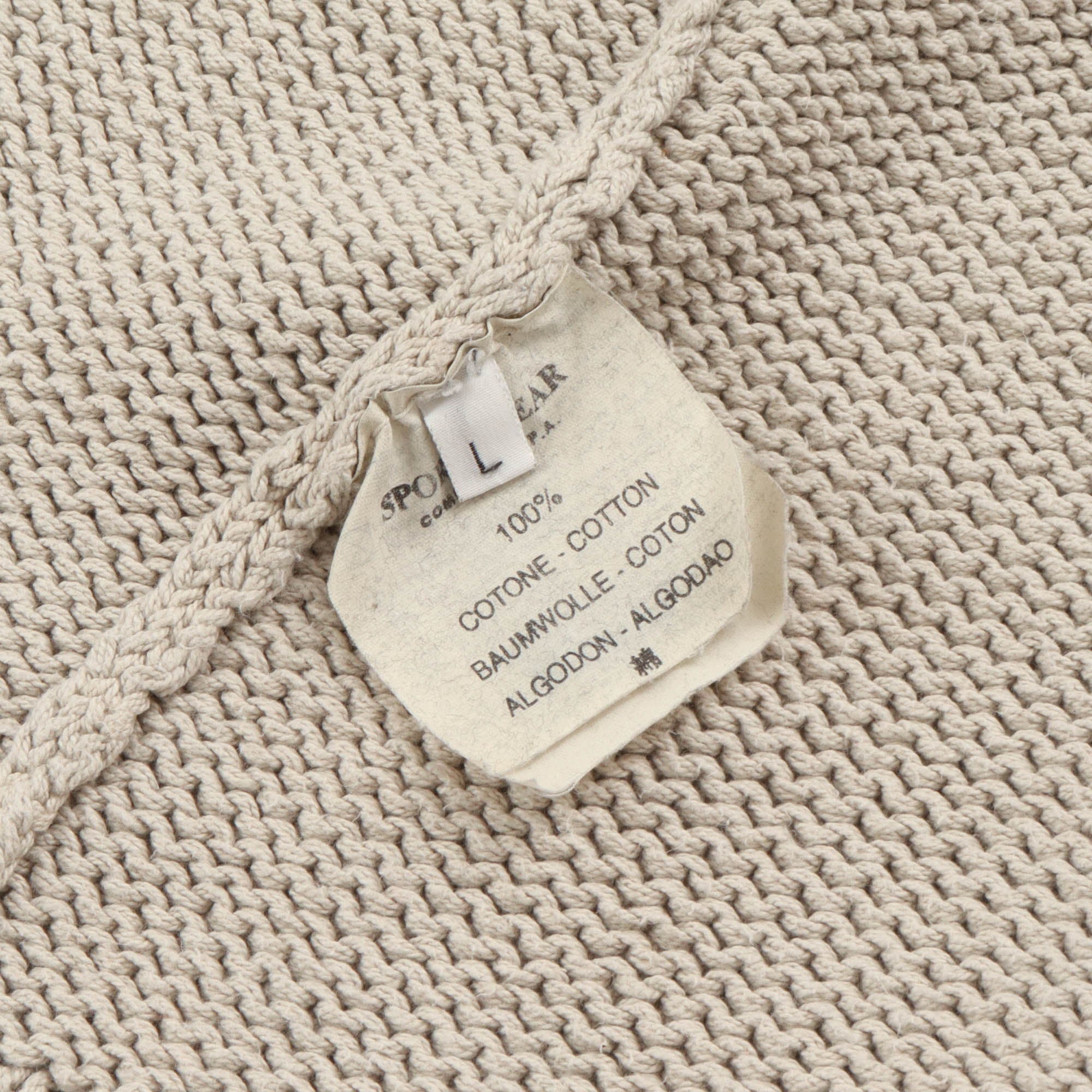 Vintage Zip Knit Cardigan