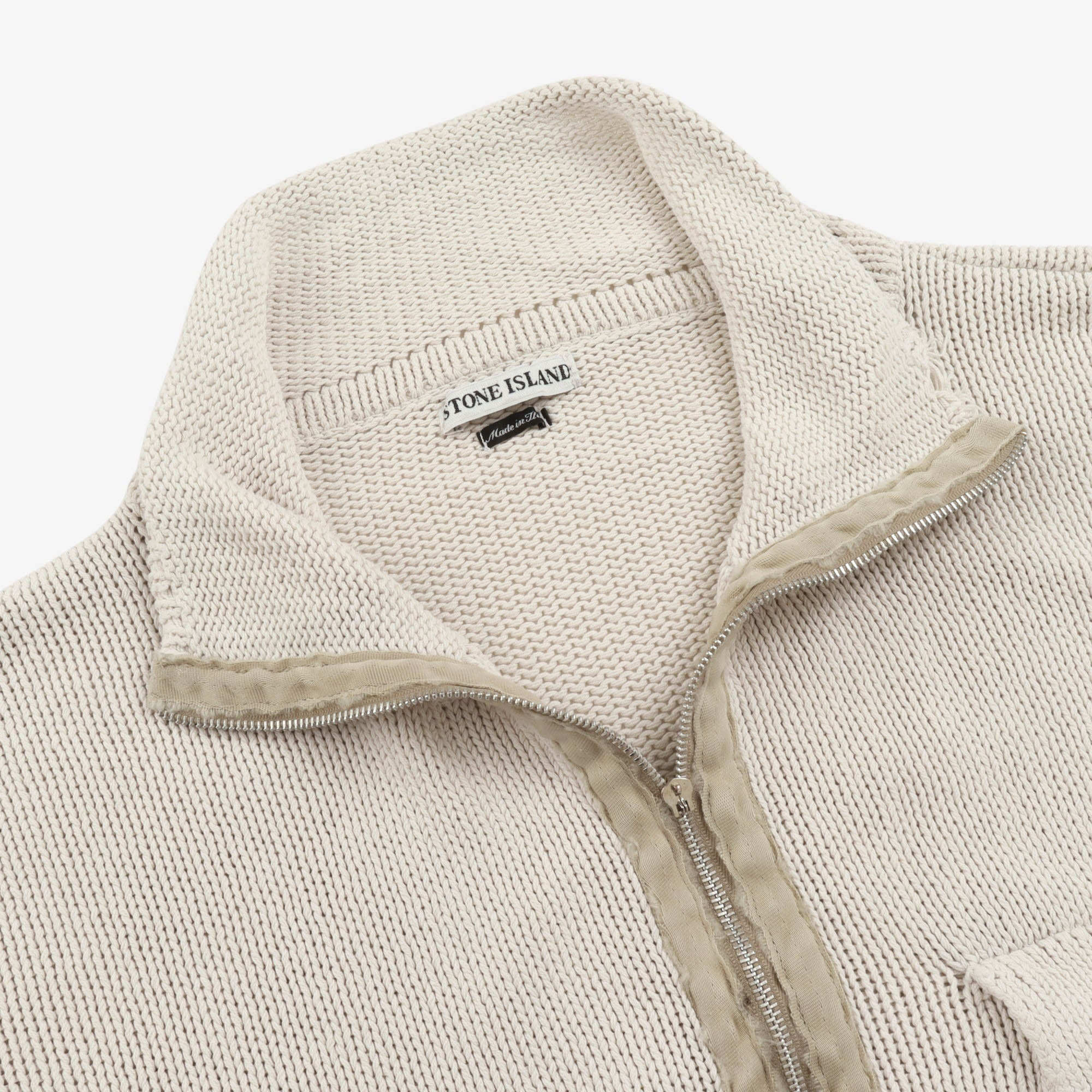 Vintage Zip up Knit Cardigan