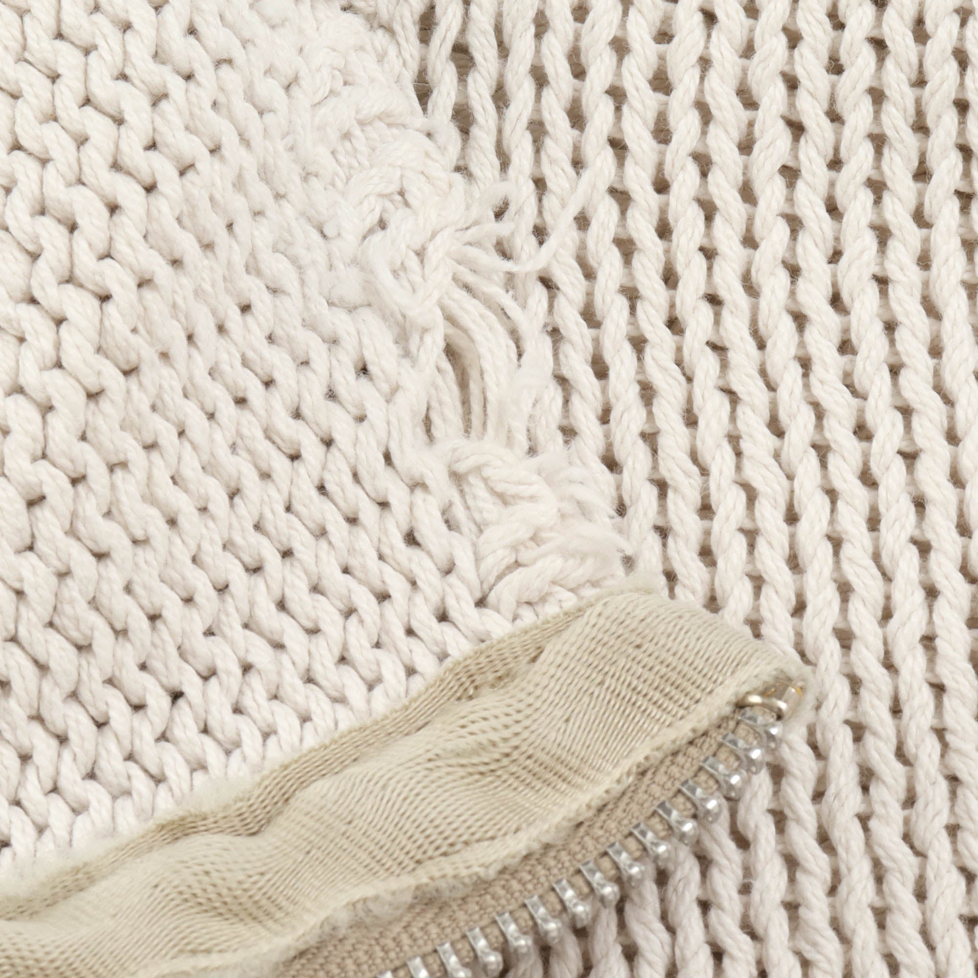 Vintage Zip up Knit Cardigan