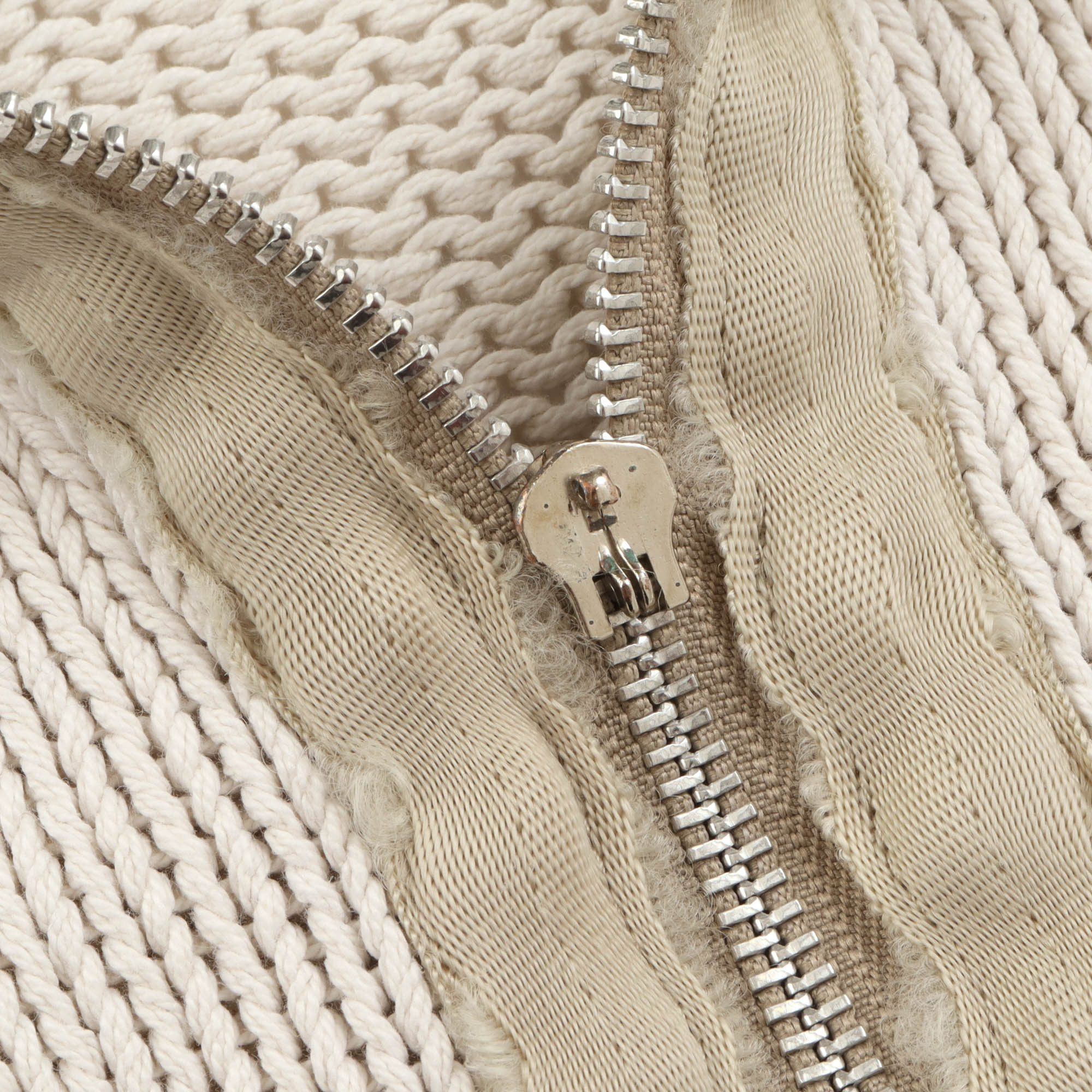 Vintage Zip up Knit Cardigan