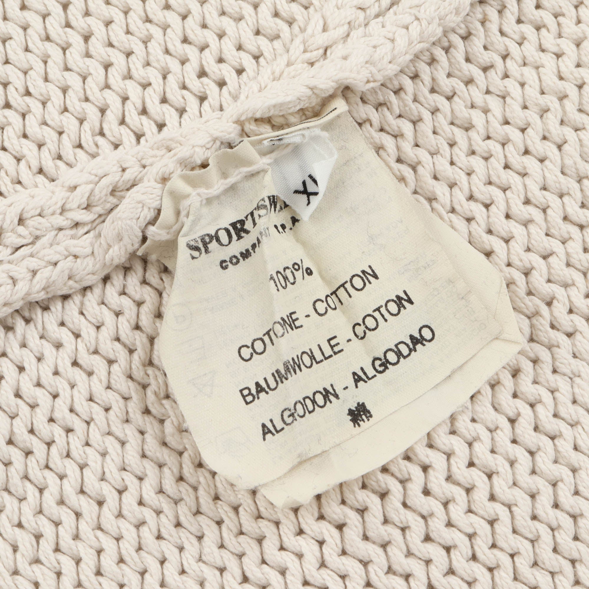 Vintage Zip up Knit Cardigan