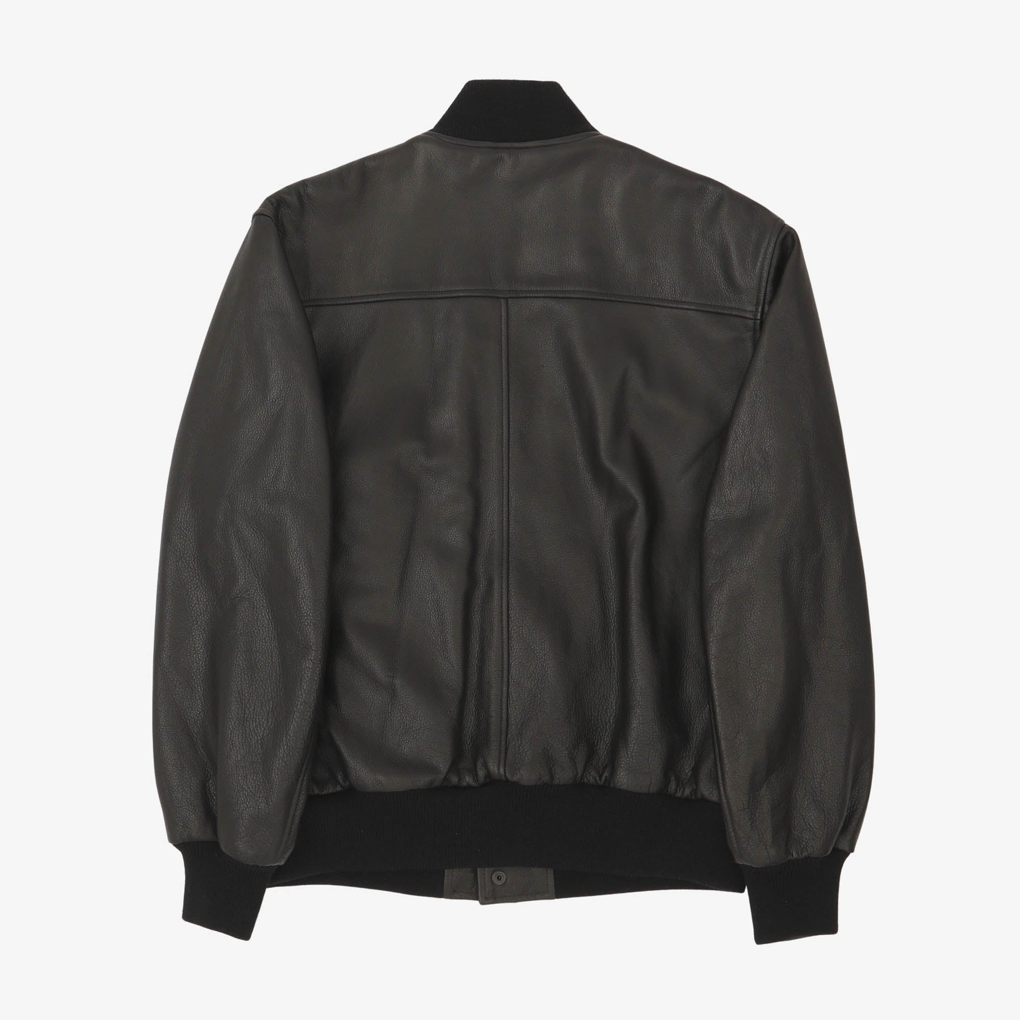 Leather Bomber Jacket