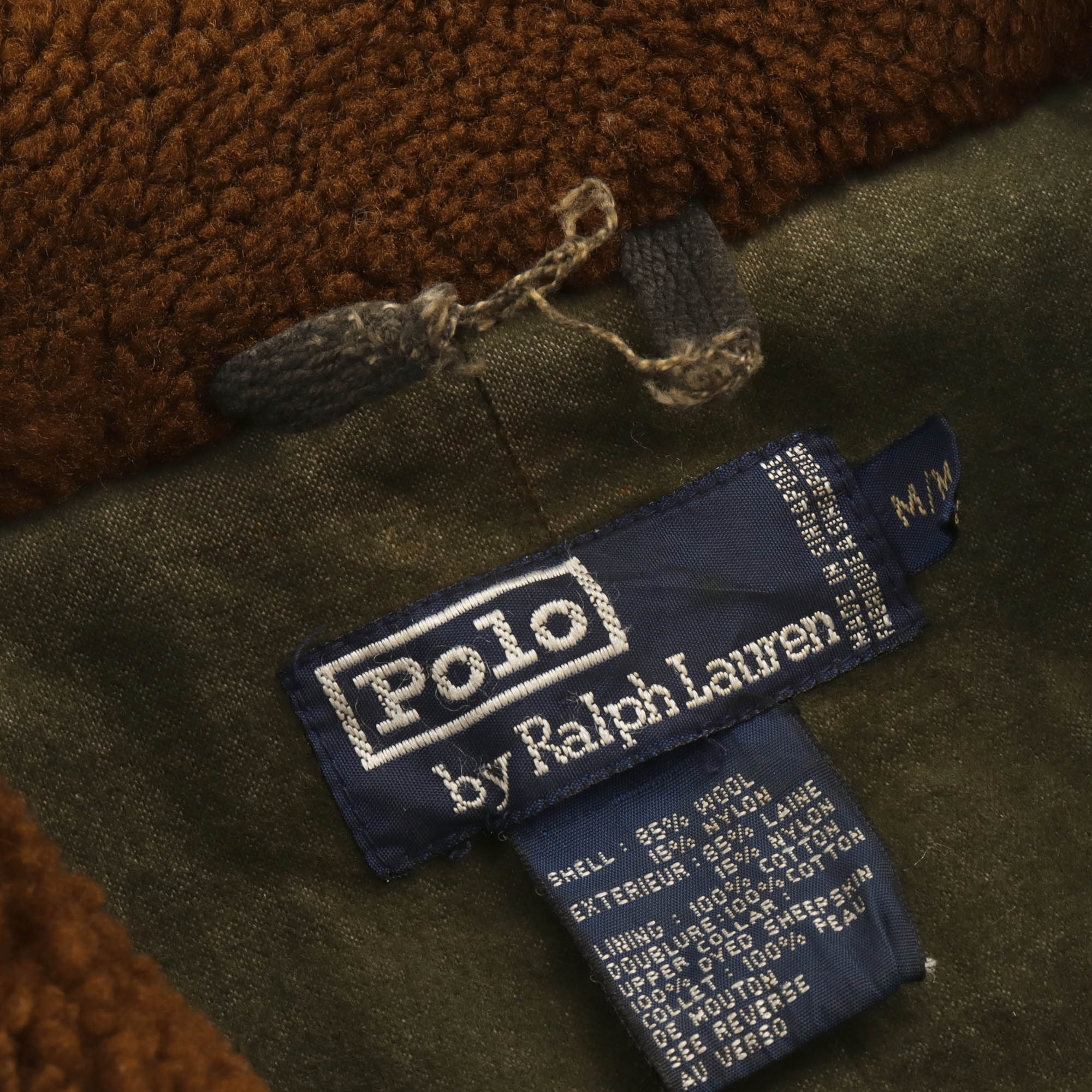 Shearling Collar Plaid Ranch Jacket