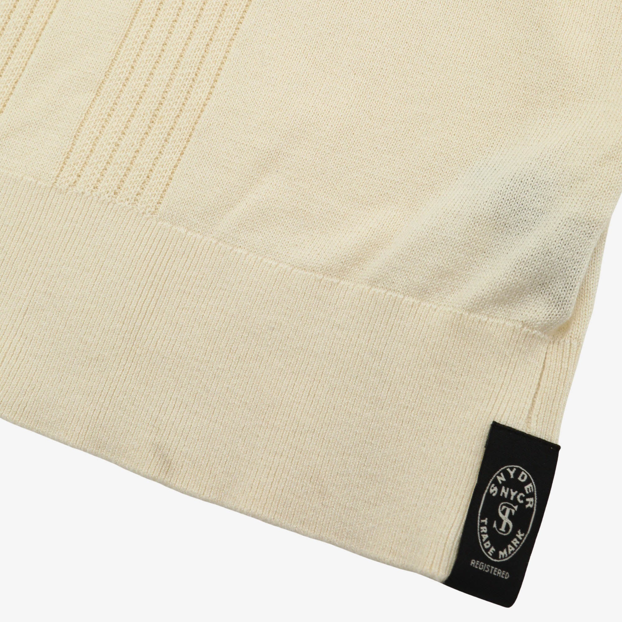 Silk-Cotton Ribbed Sweater Polo