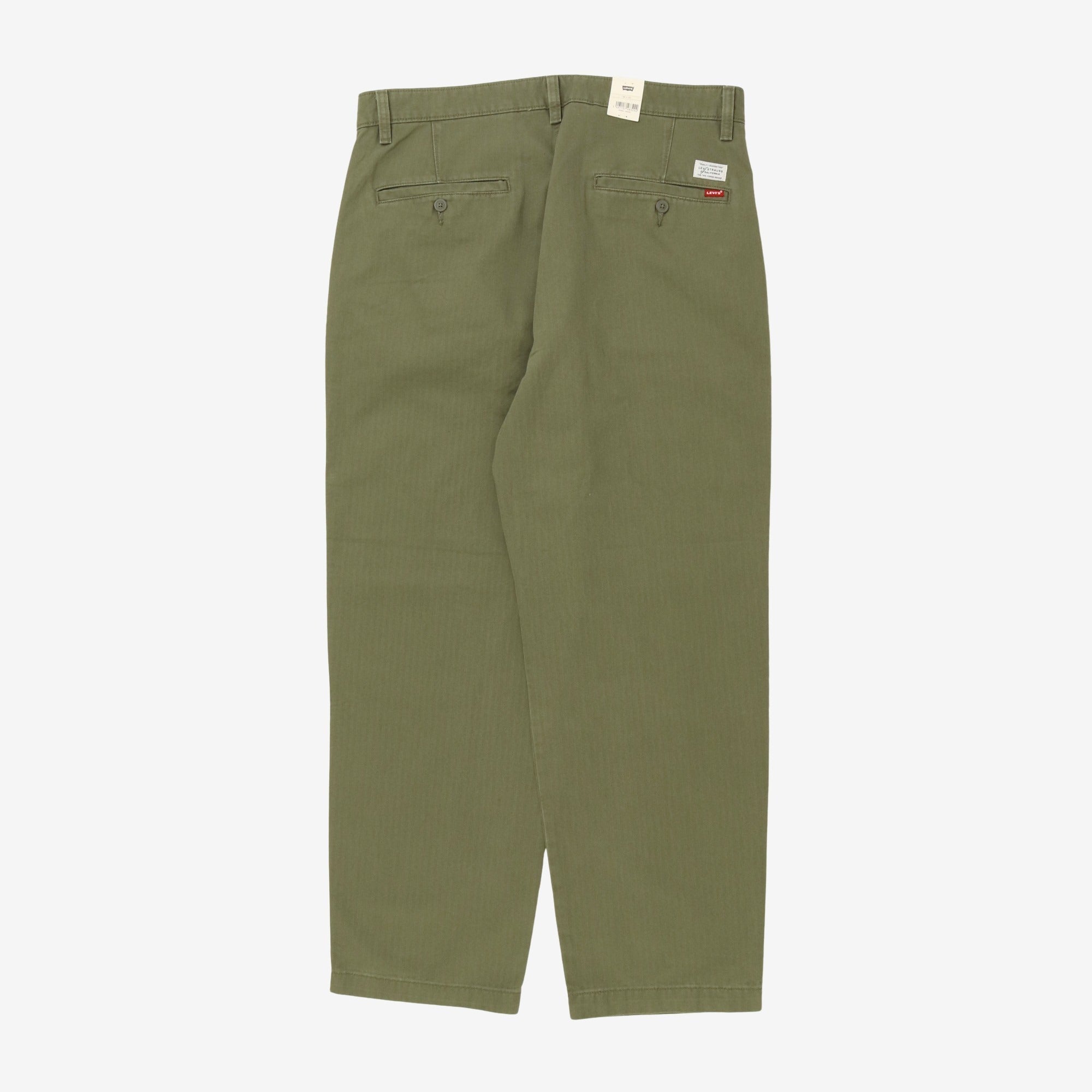 Loose Pleated Straight Pants