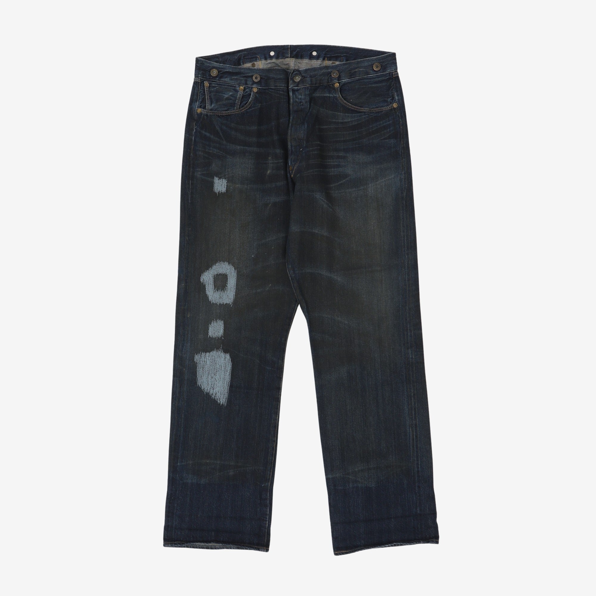 Ltd Edition Cinch Back Selvedge Denim USA (37W X 30.5L)