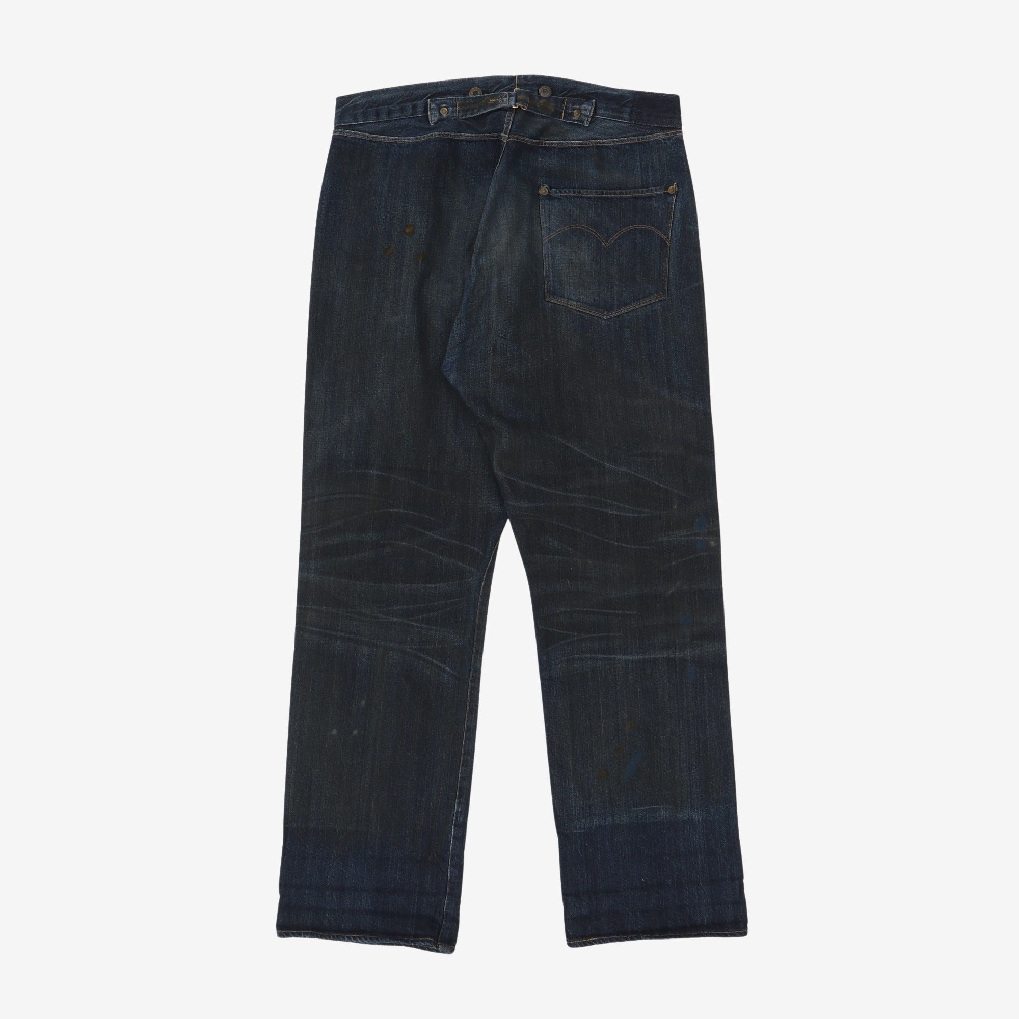 Ltd Edition Cinch Back Selvedge Denim USA (37W X 30.5L)