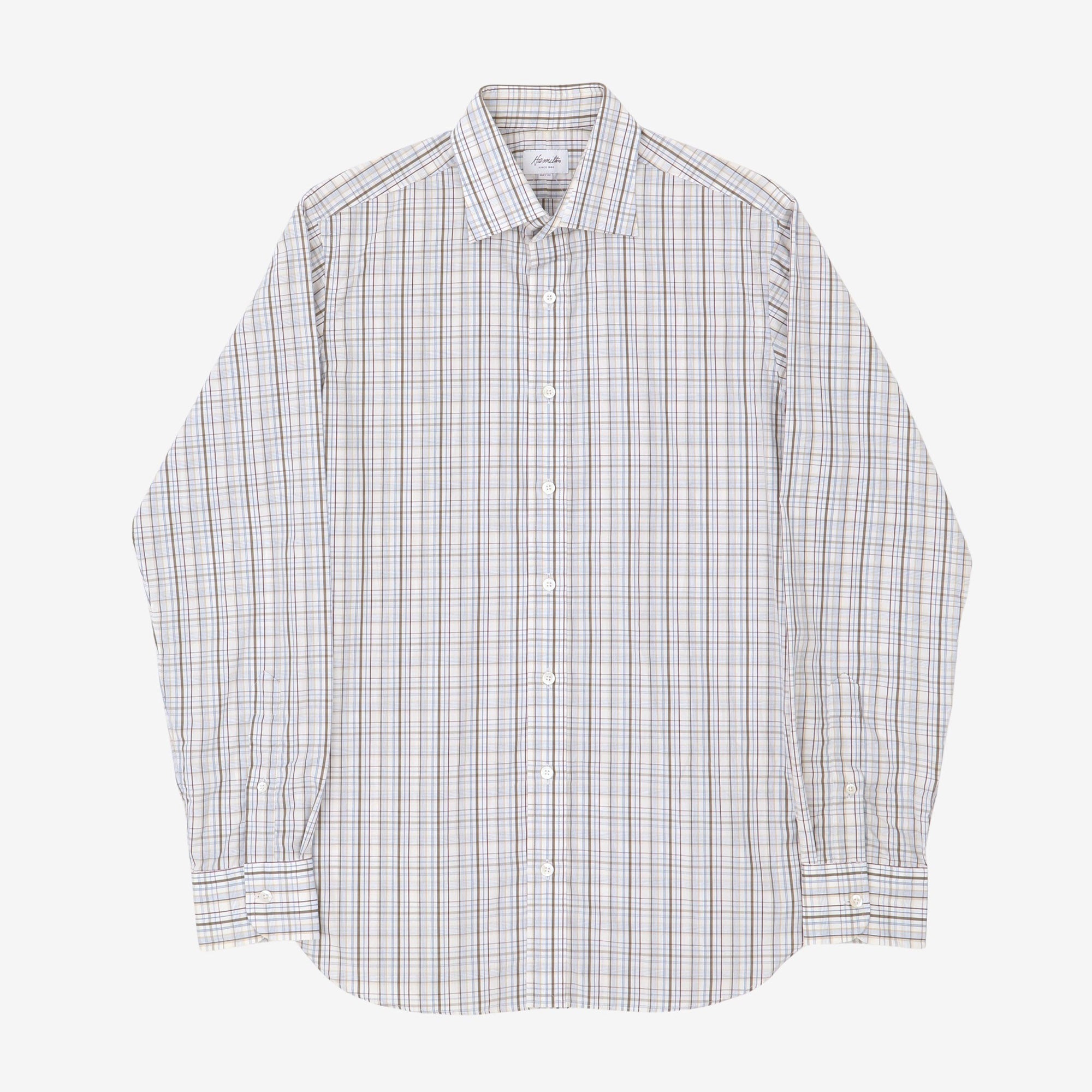 Check Poplin Dress Shirt