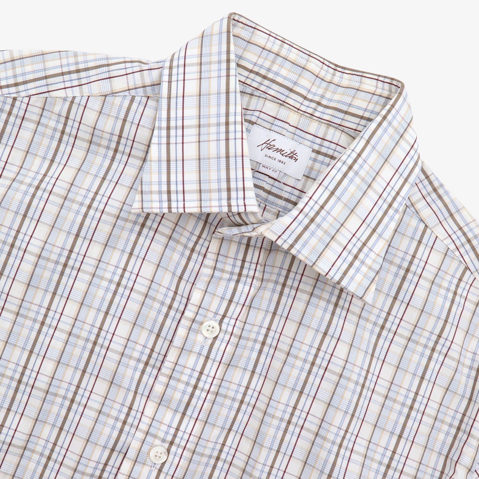 Check Poplin Dress Shirt