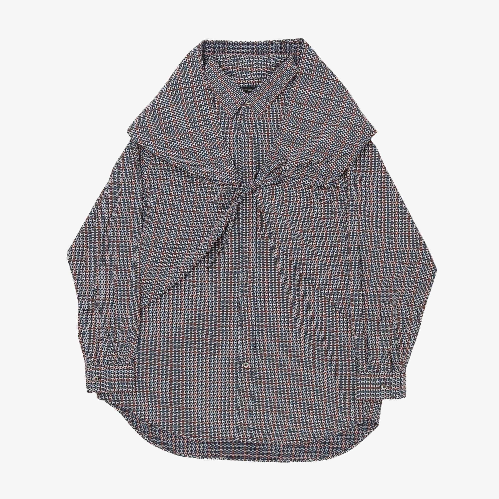 Jacquard Combo Shirt Scarf