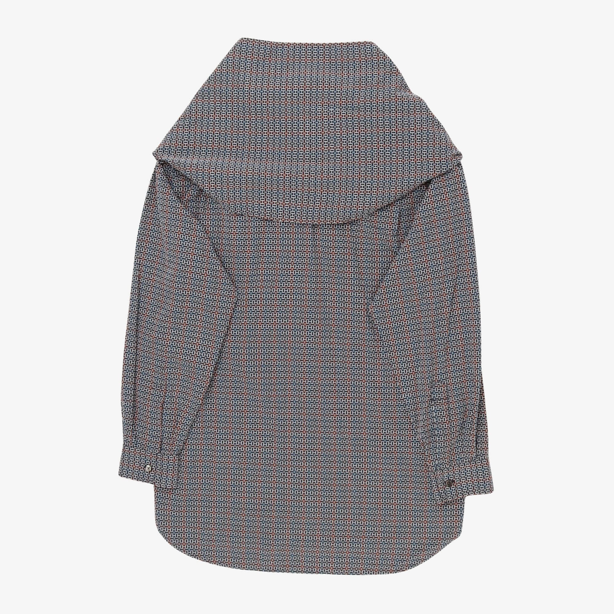 Jacquard Combo Shirt Scarf