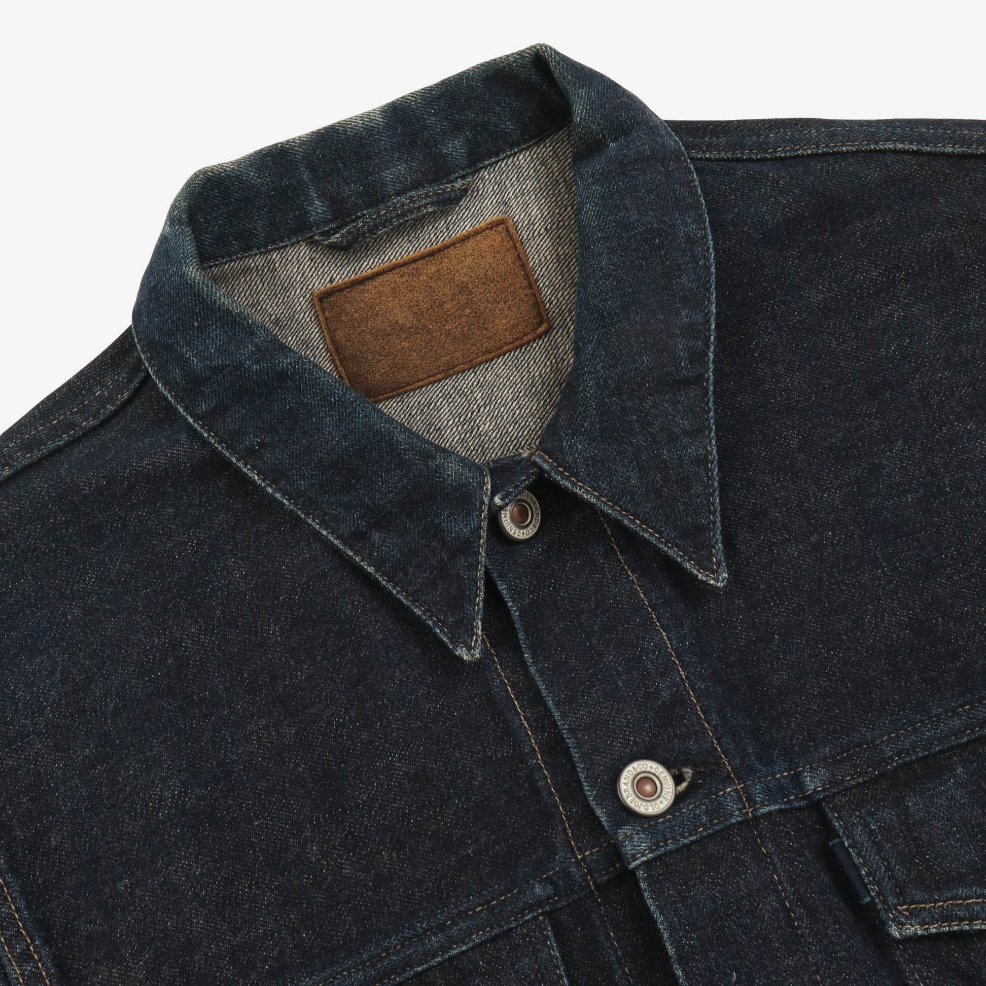 Curved Flap Jean Jacket