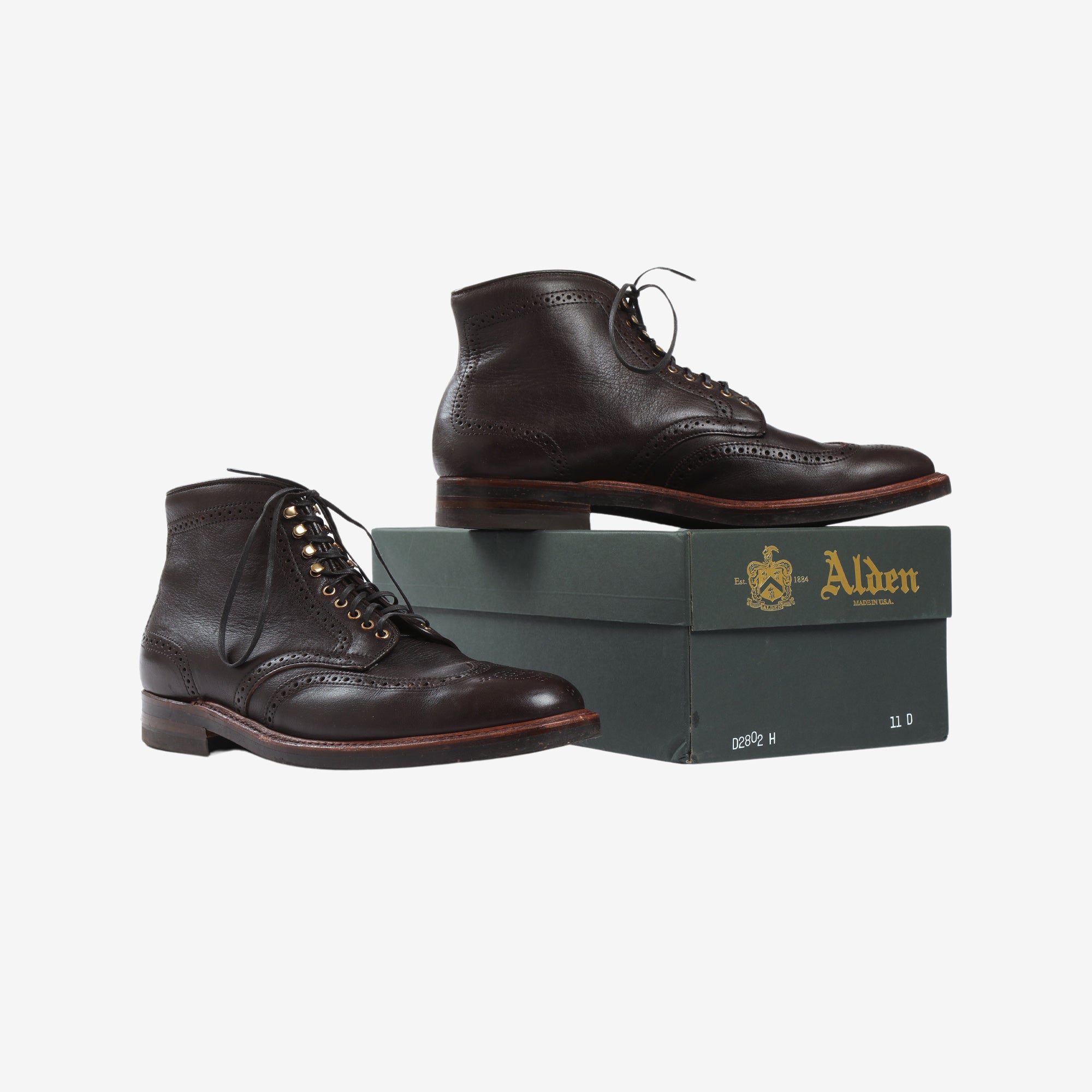 Alden Quarter Brogue Boot Marrkt