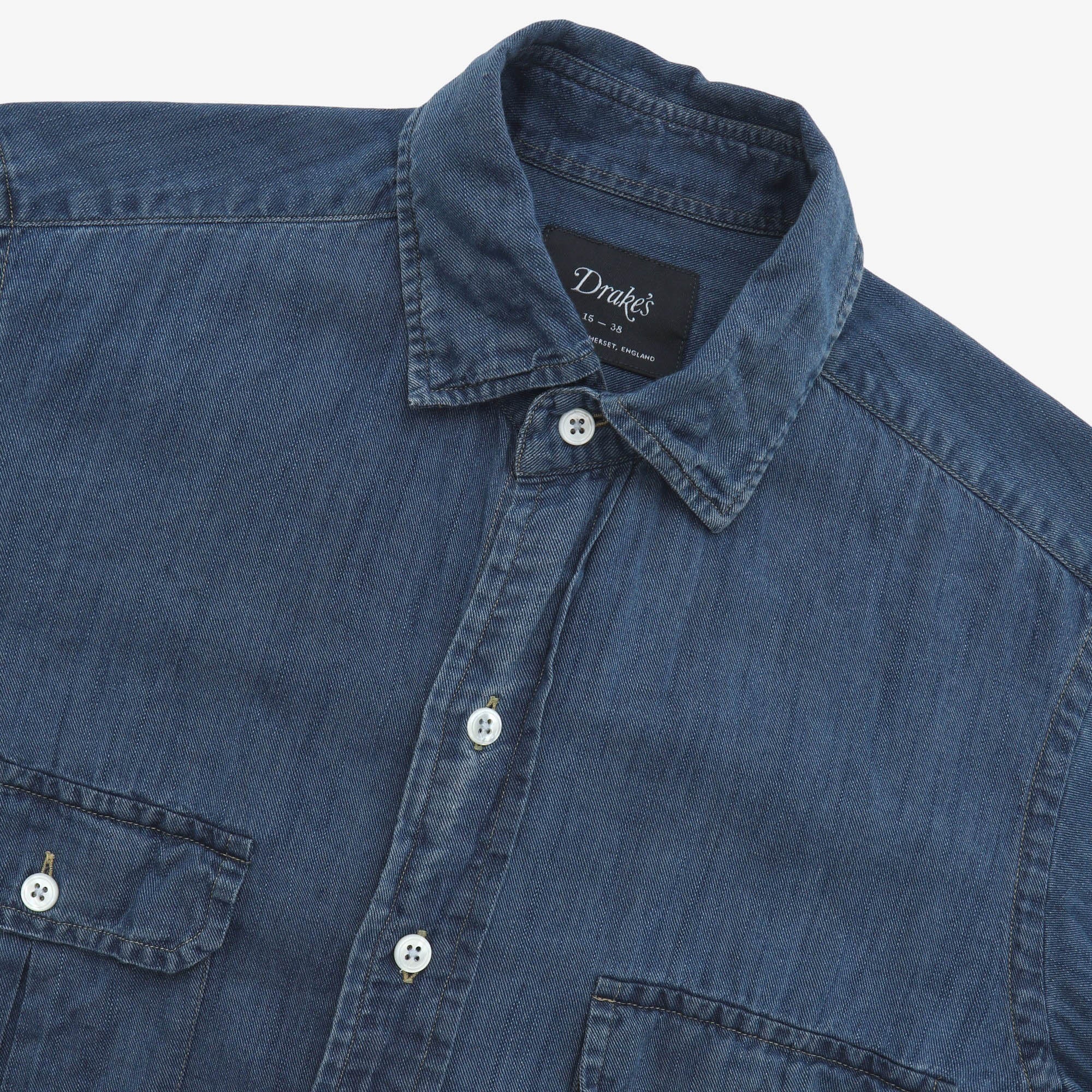 Denim Pocket Work Shirt
