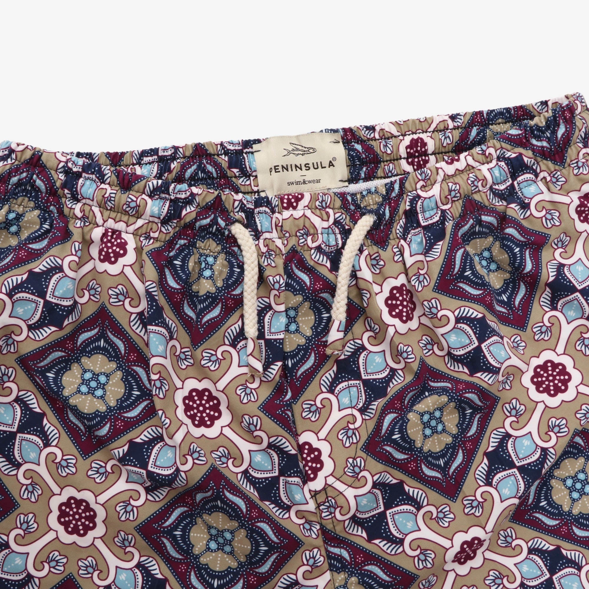 Boxer Print Swim Shorts