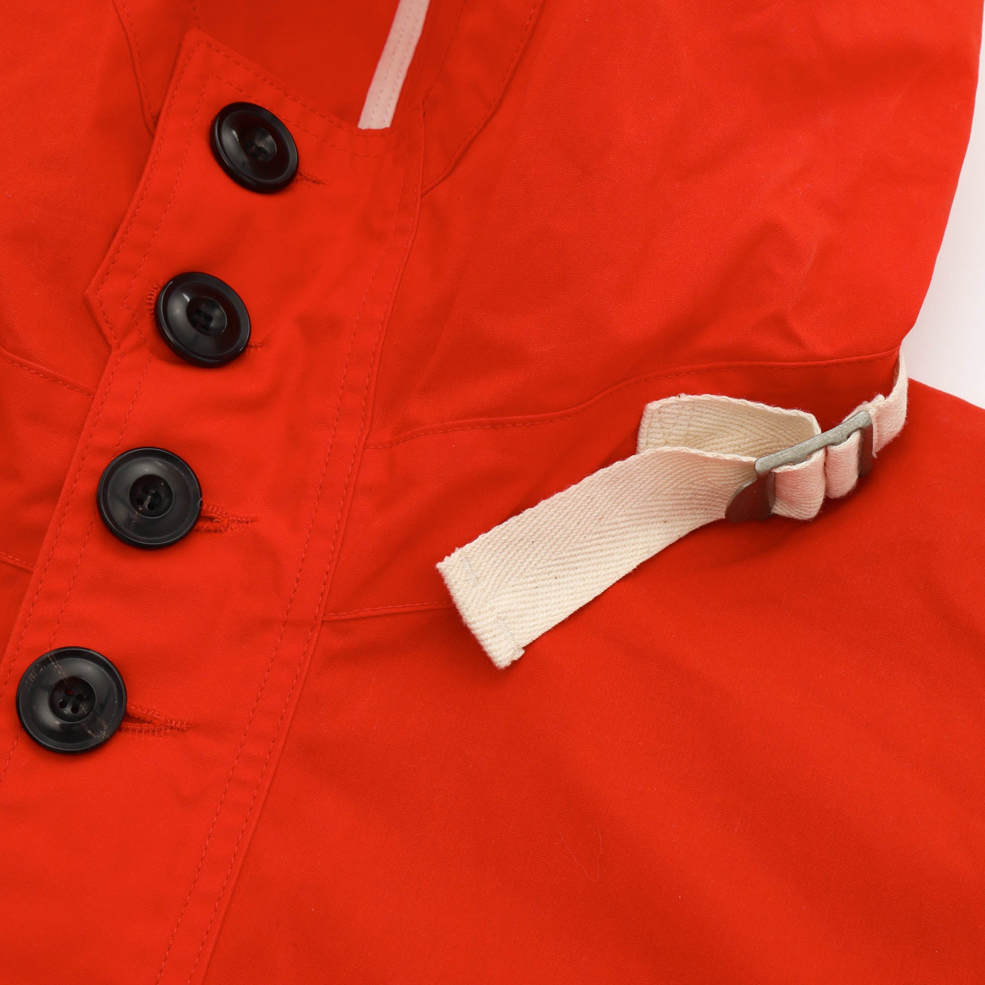 Waxed Button Through Parka