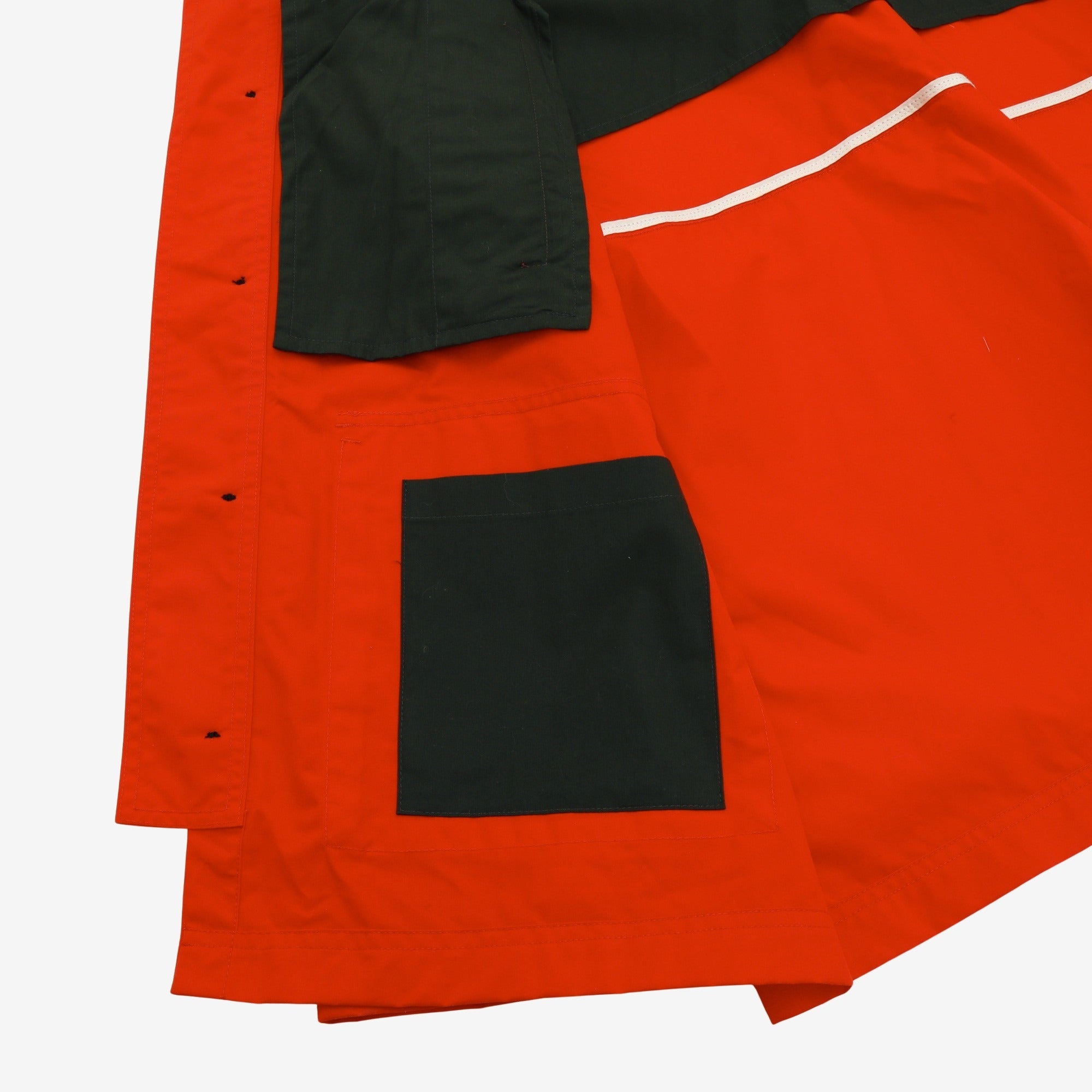 Waxed Button Through Parka