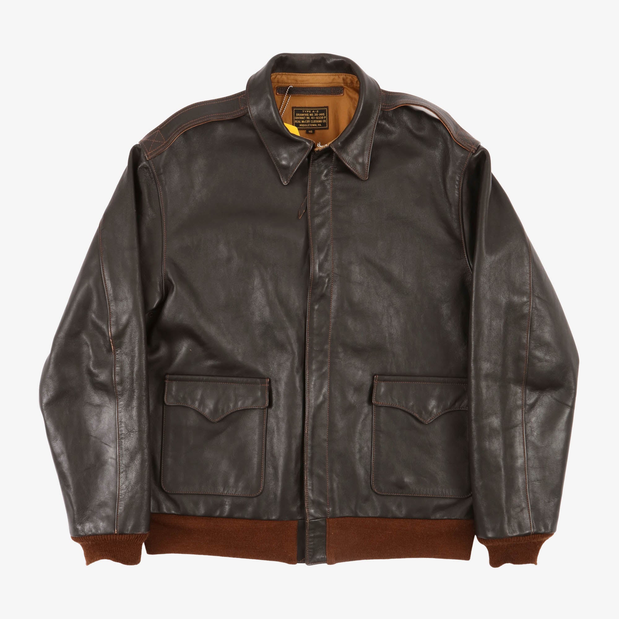 The Real McCoys Type A-2 Leather Jacket – Marrkt