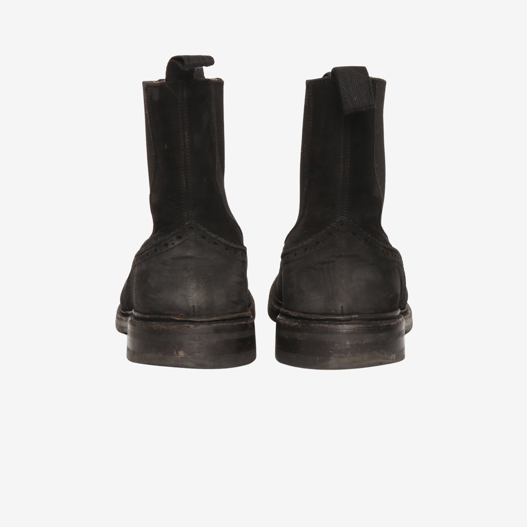 Suede Henry Brogue Boots
