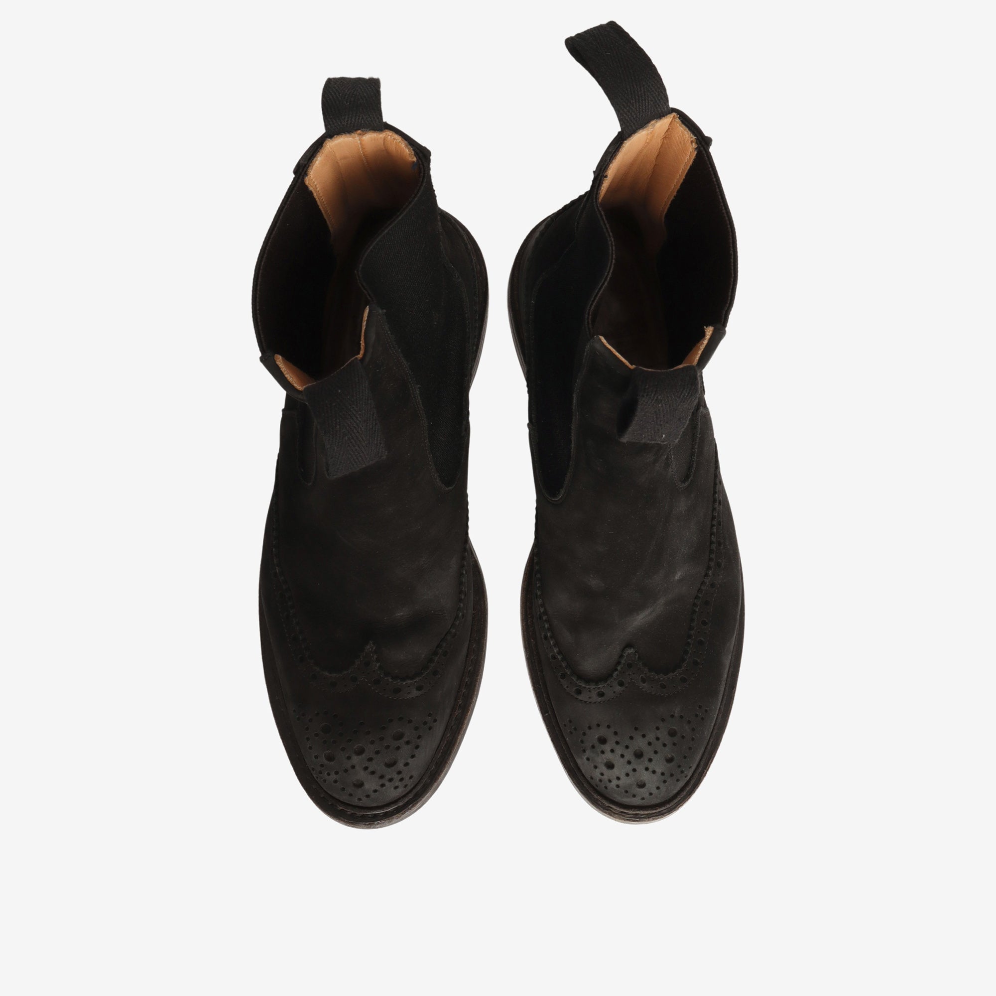 Suede Henry Brogue Boots