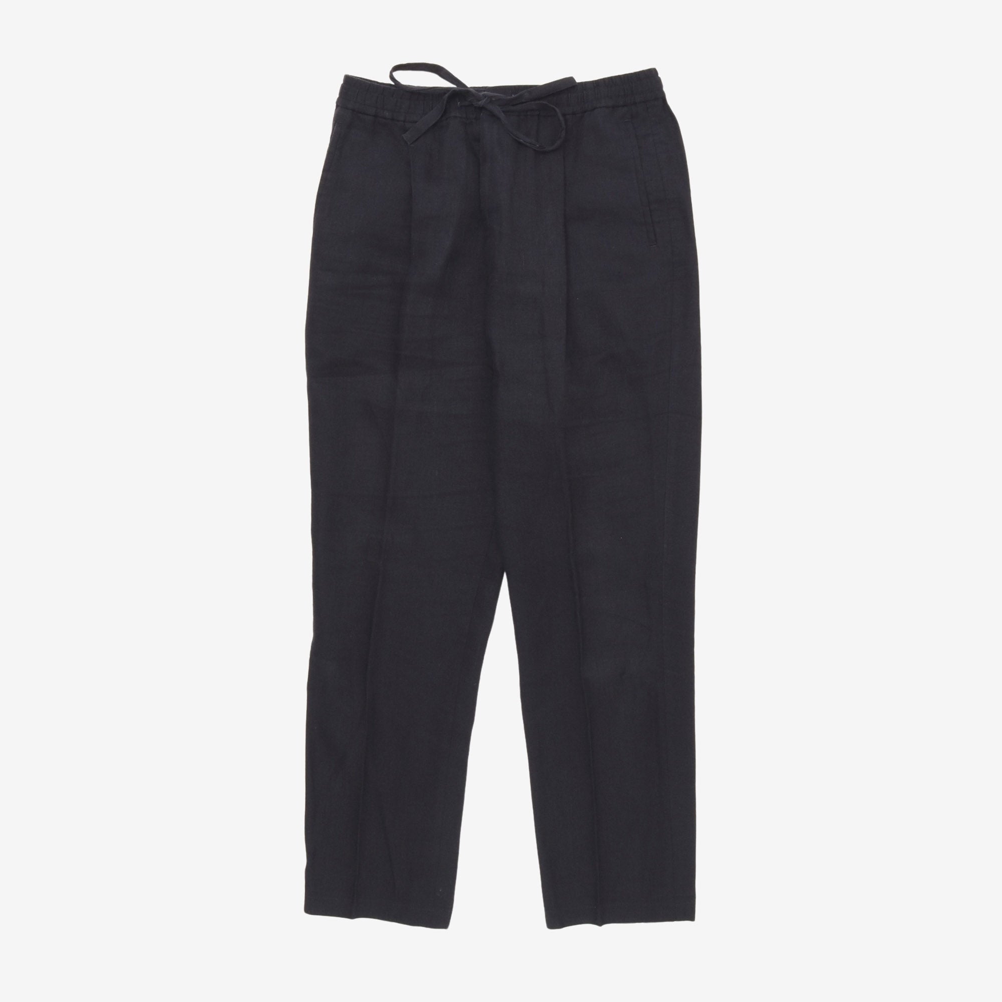 Linen Drawstring Trousers