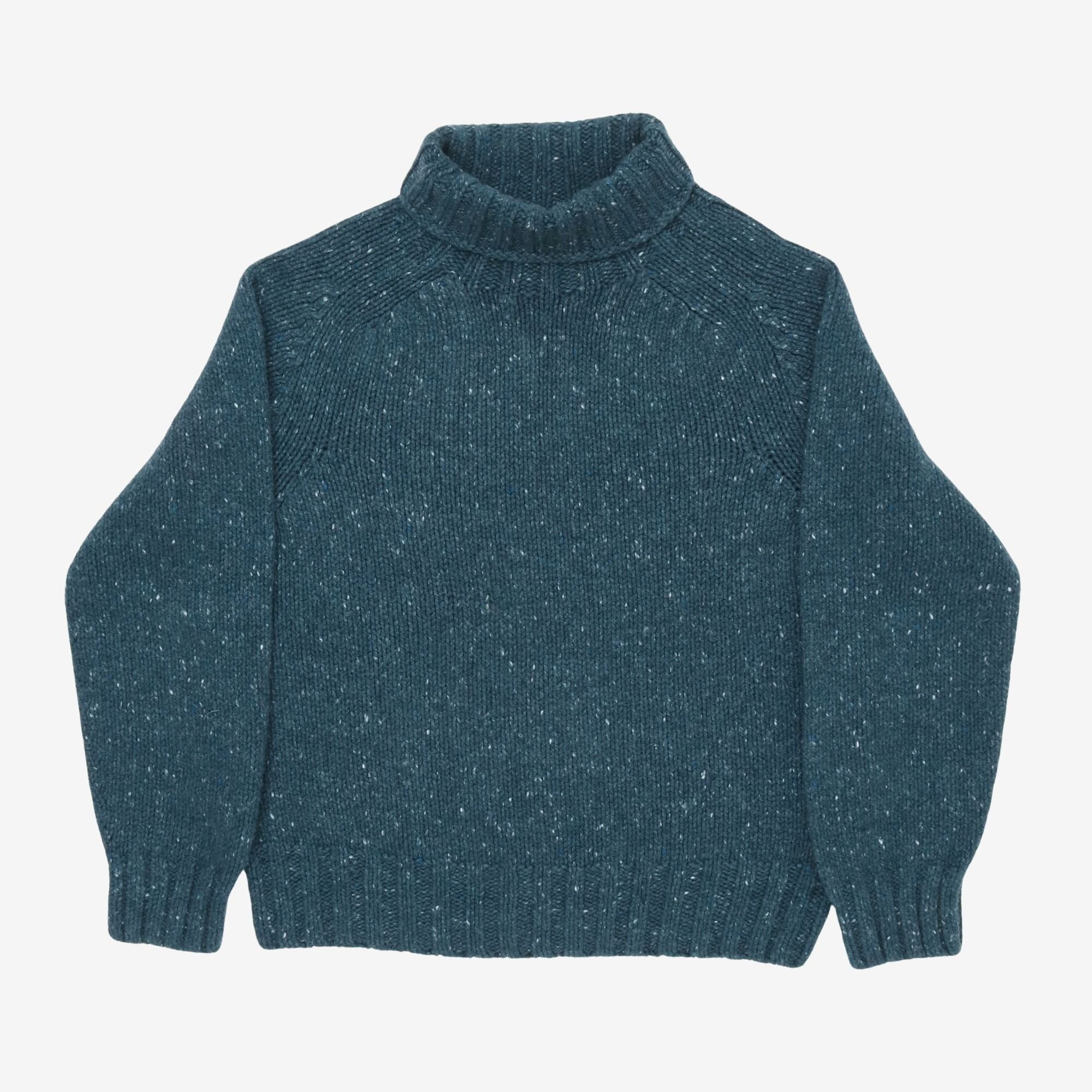 Wool-Cashmere Turtleneck Sweater