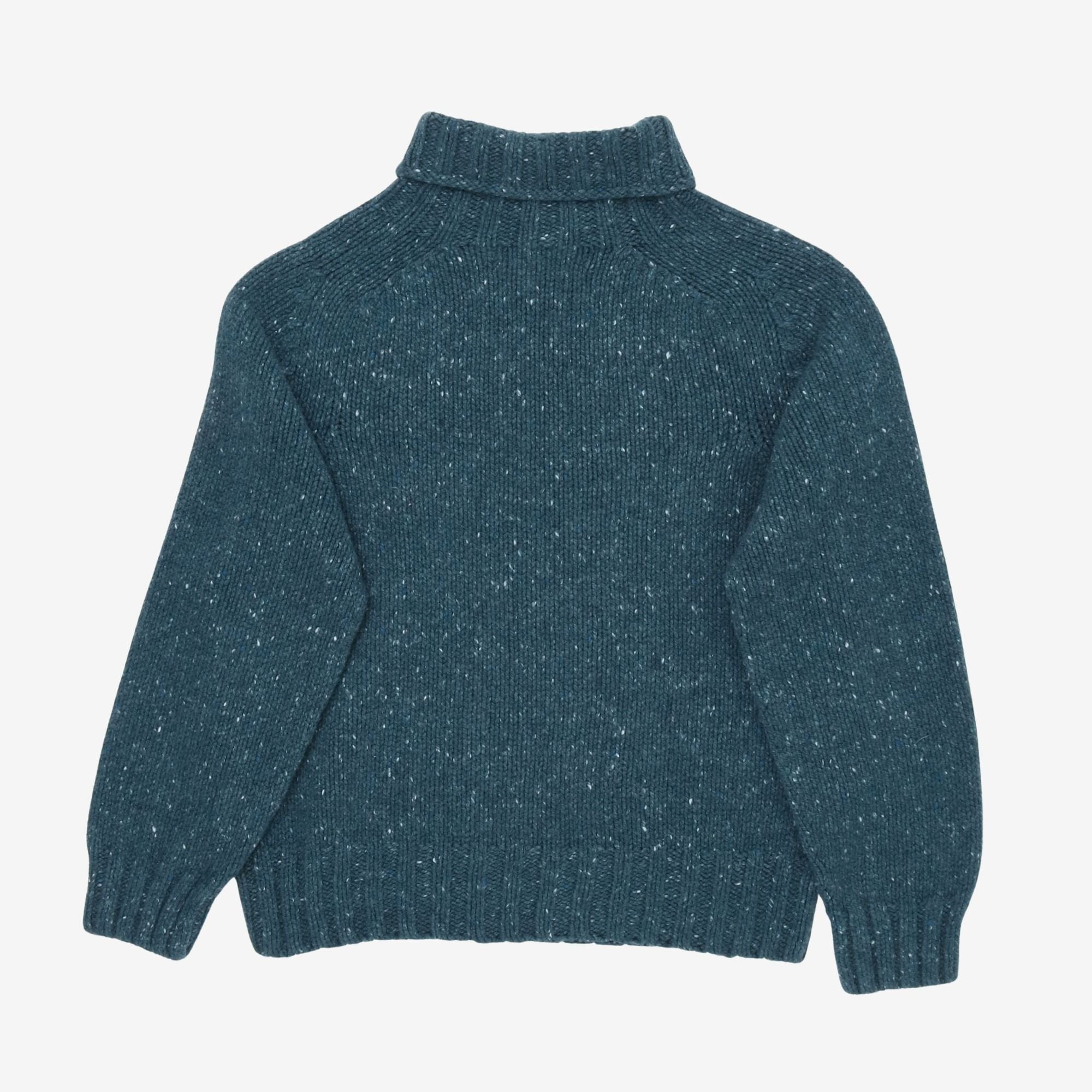 Wool-Cashmere Turtleneck Sweater