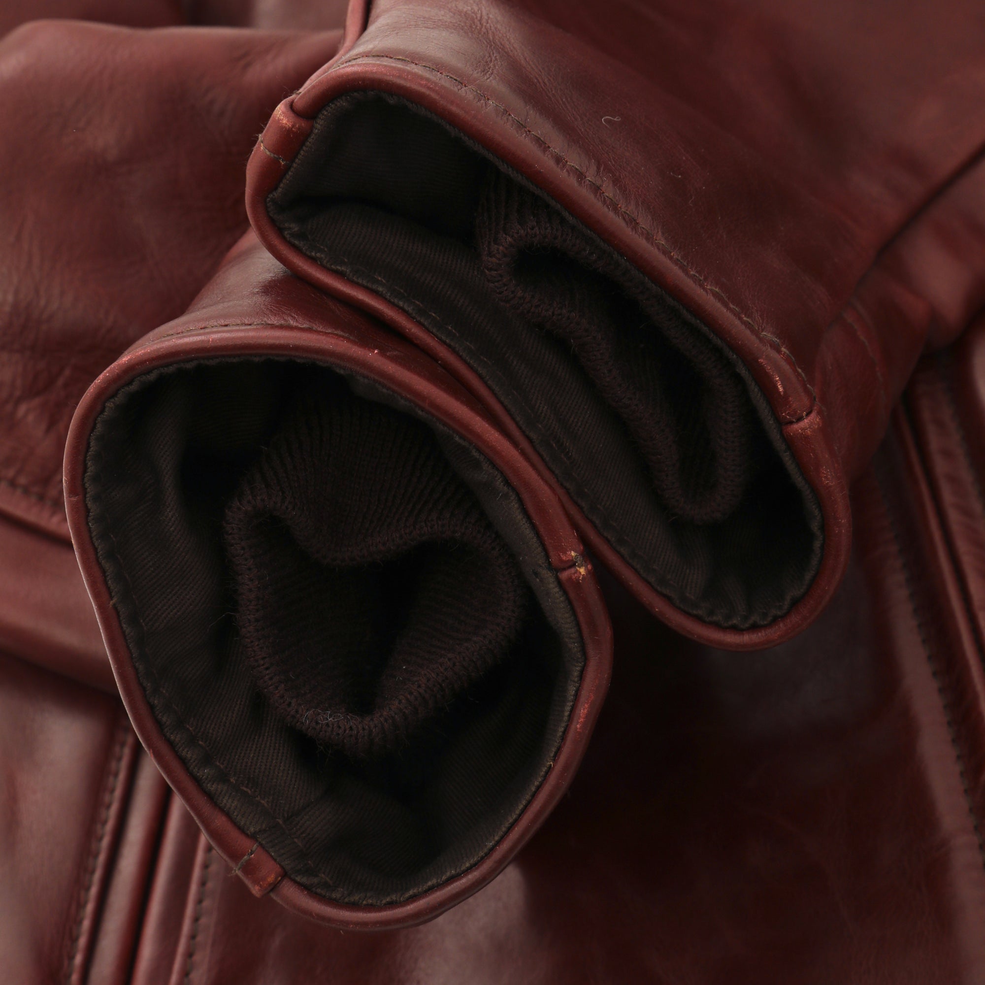 1930s Half Belt Leather Jacket