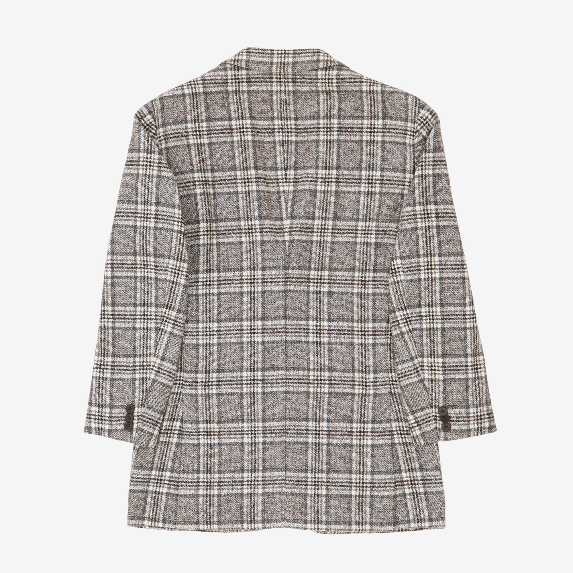 Alpaca Check Havana Jacket