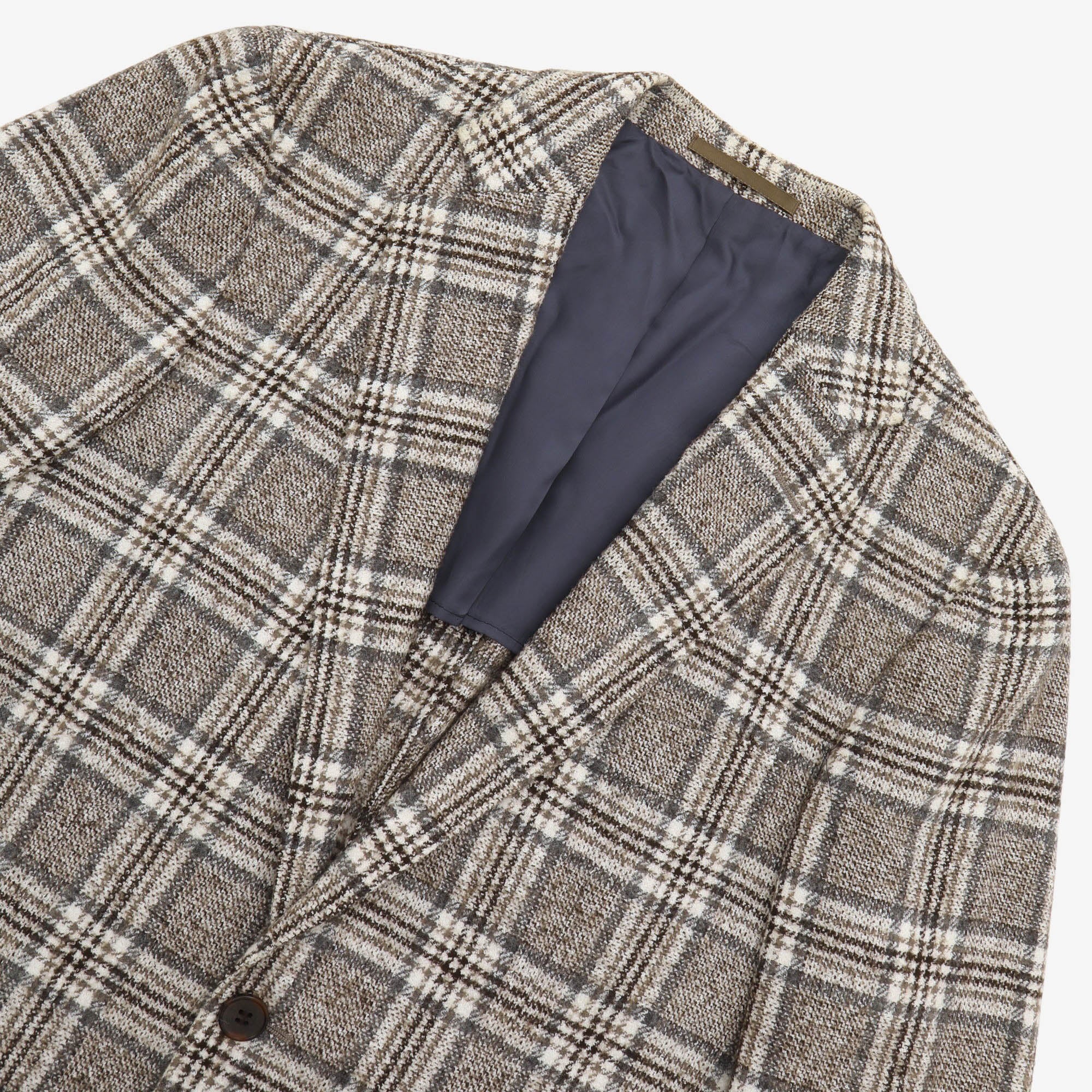 Alpaca Check Havana Jacket
