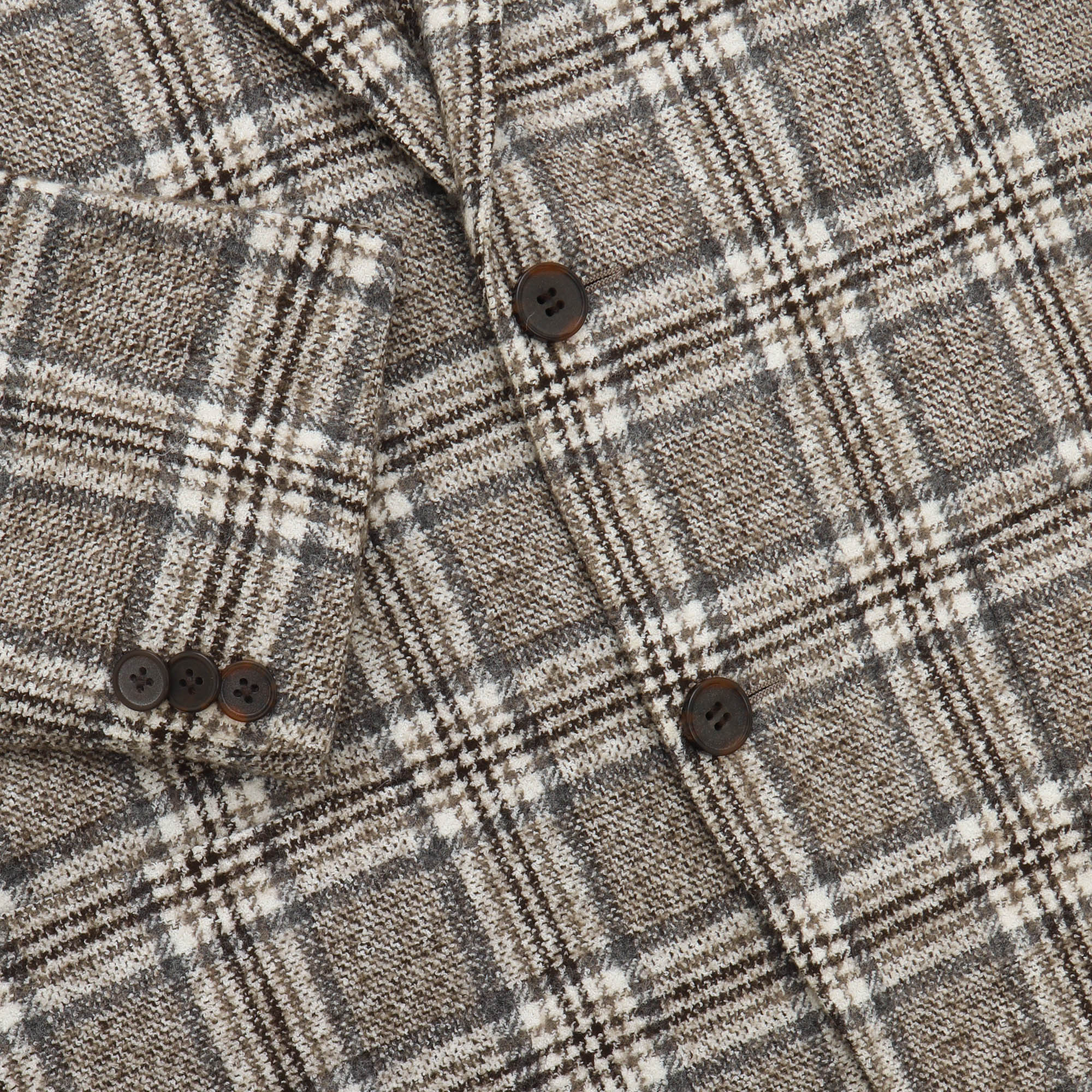 Alpaca Check Havana Jacket