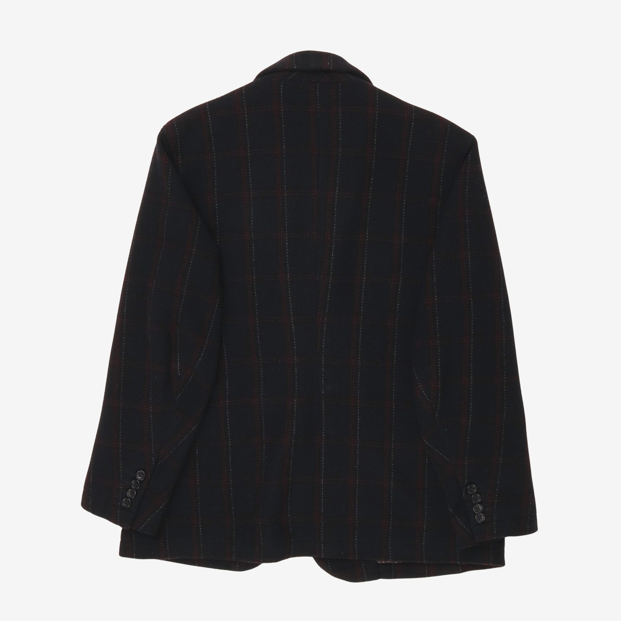 Wool Bend Check Jacket