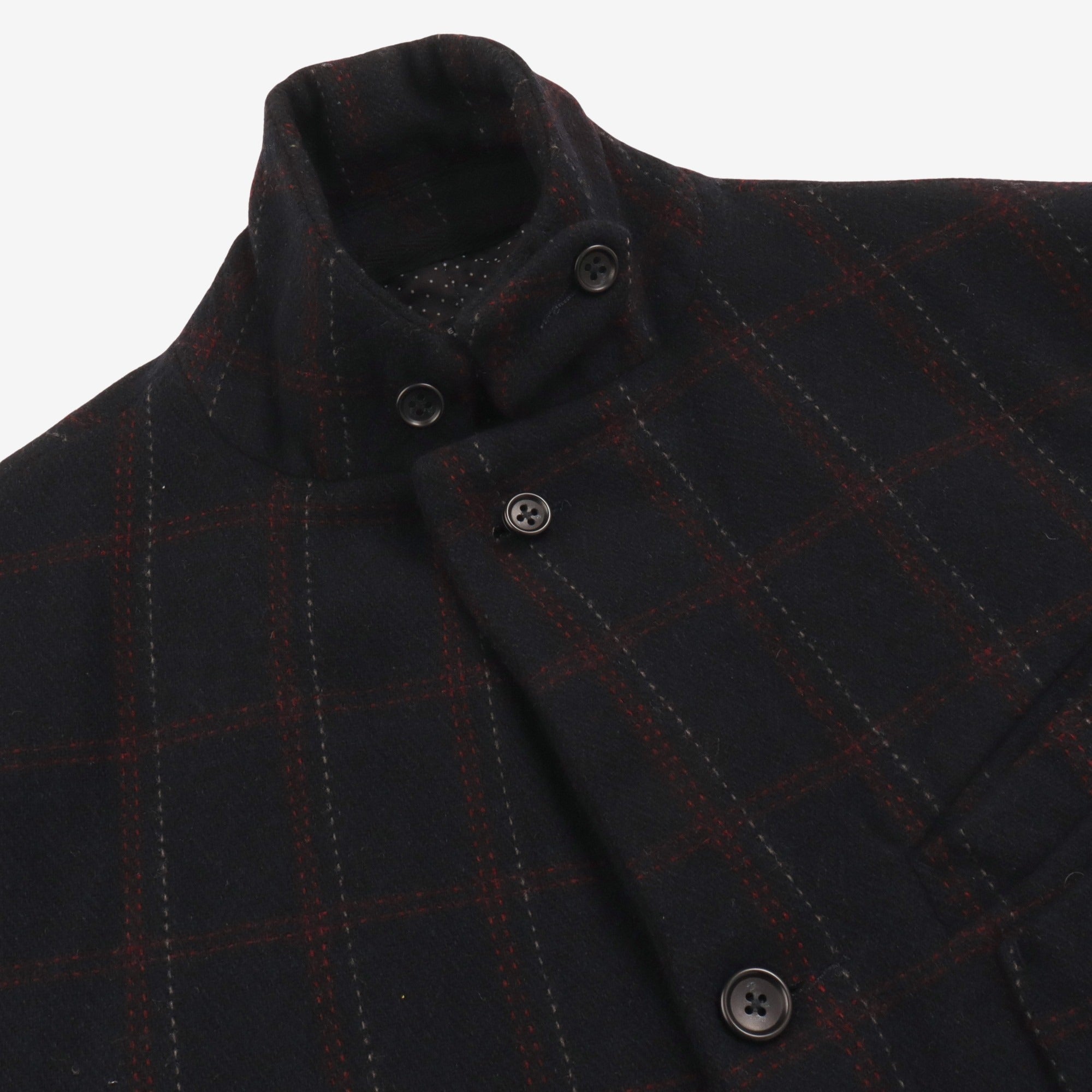 Wool Bend Check Jacket