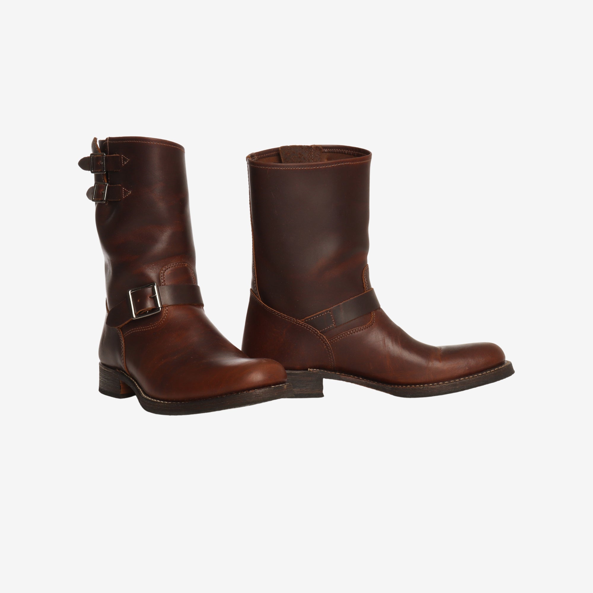 Harness Buckle Boots