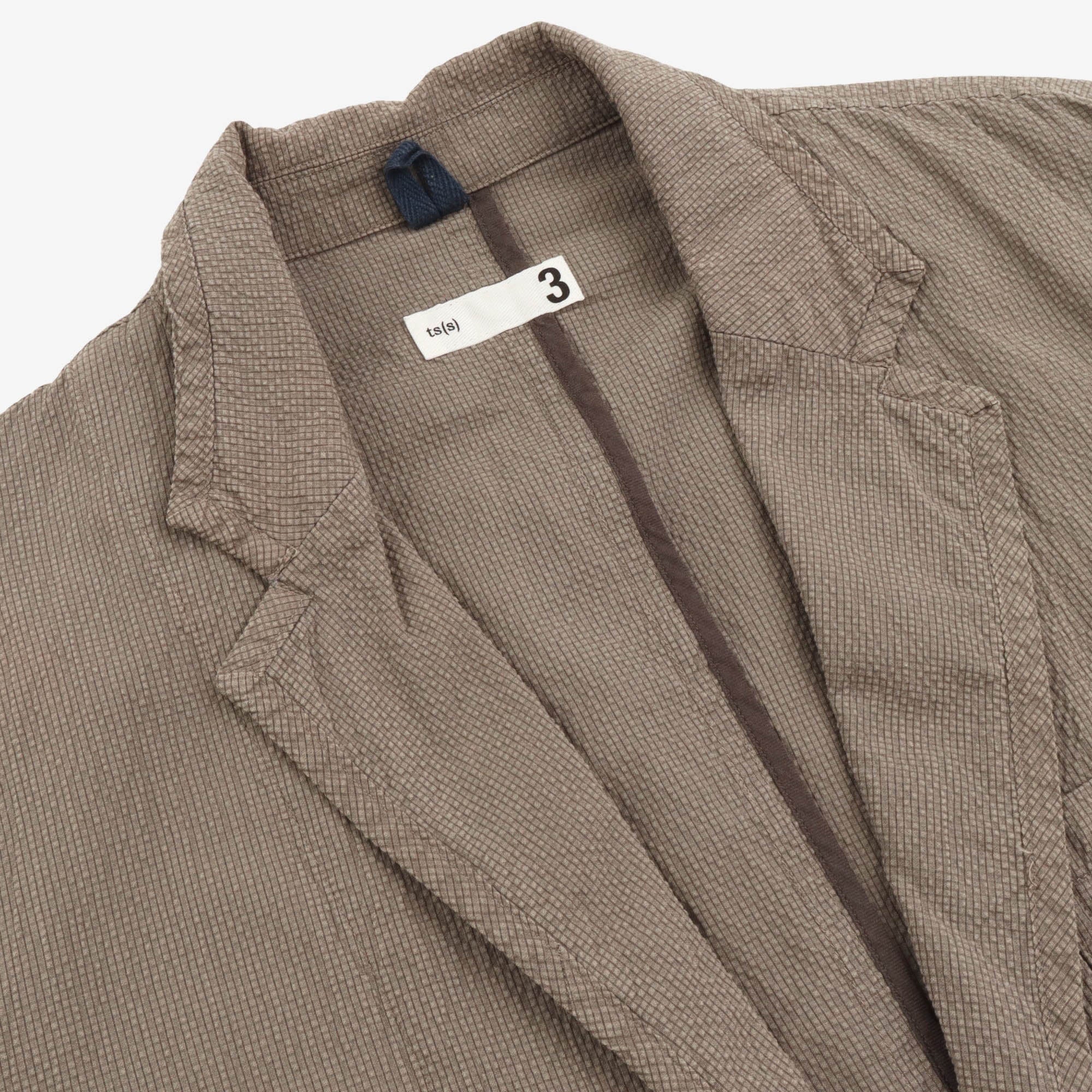 Silk Blend Piping Jacket