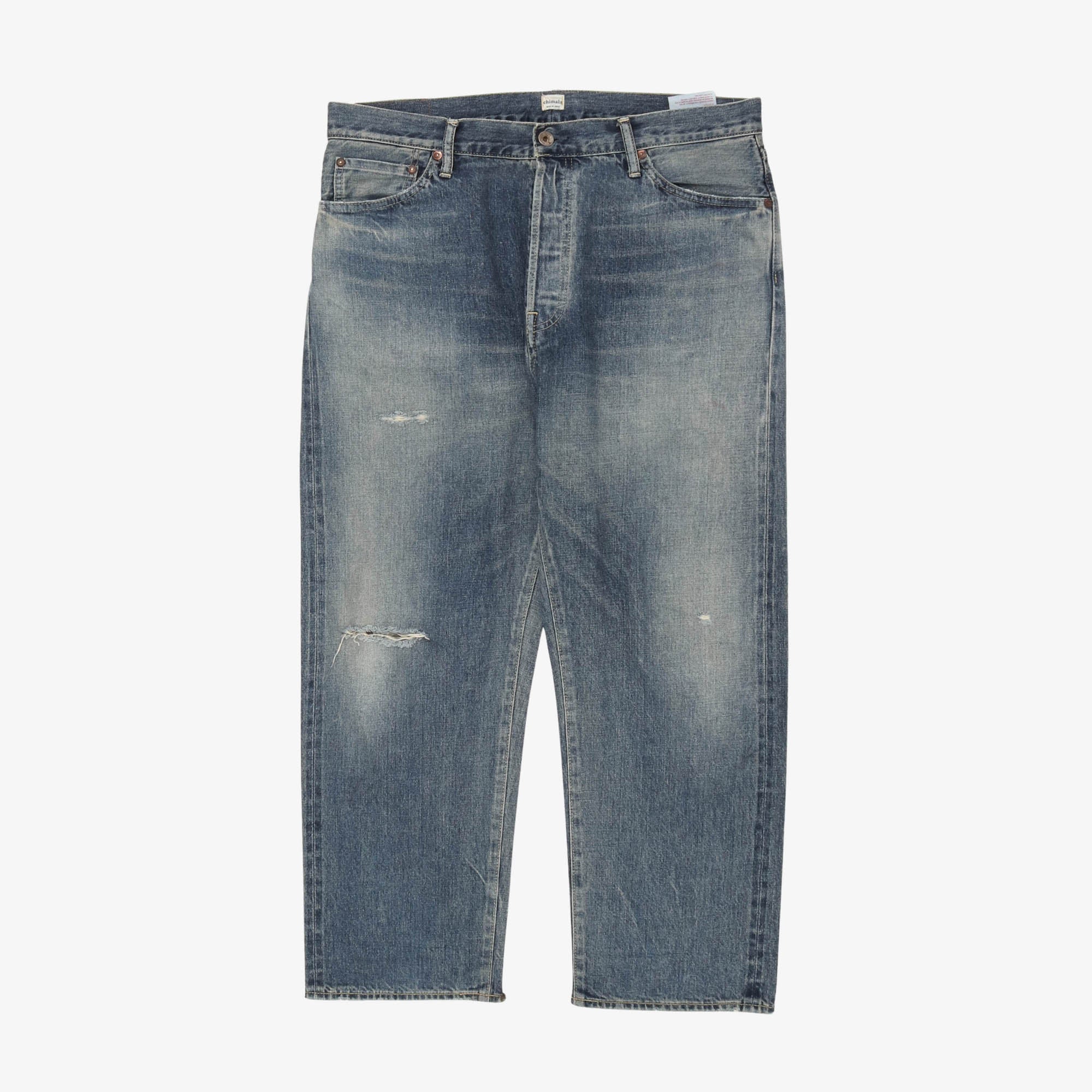 Ankle Cut Selvedge Denim (34W X 26L)