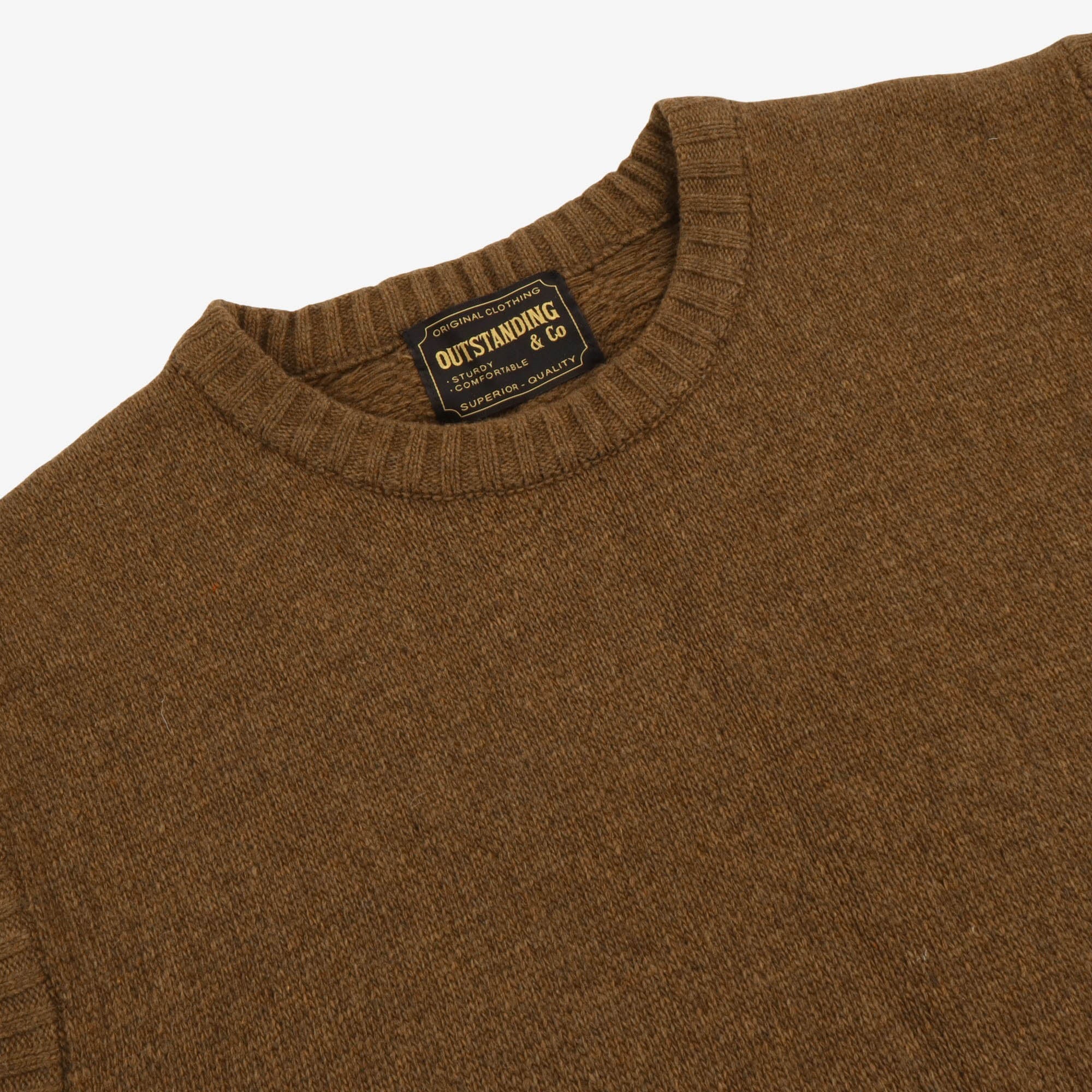 Wool Blend Crewneck Vest