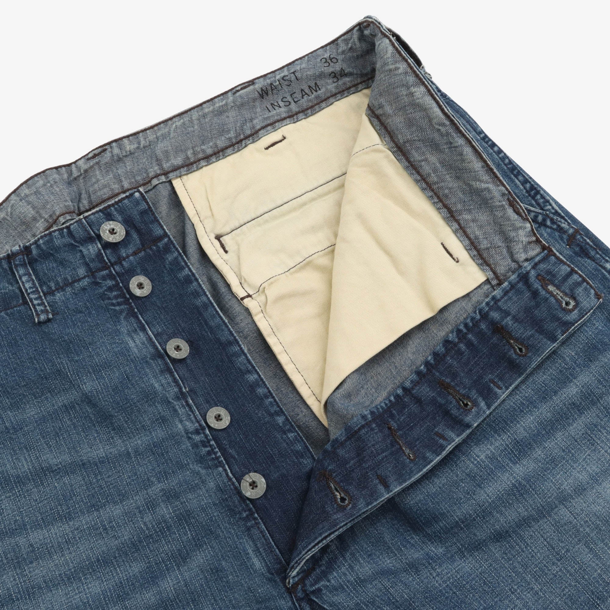 Denim Officer Trousers (40W X 32.5L)